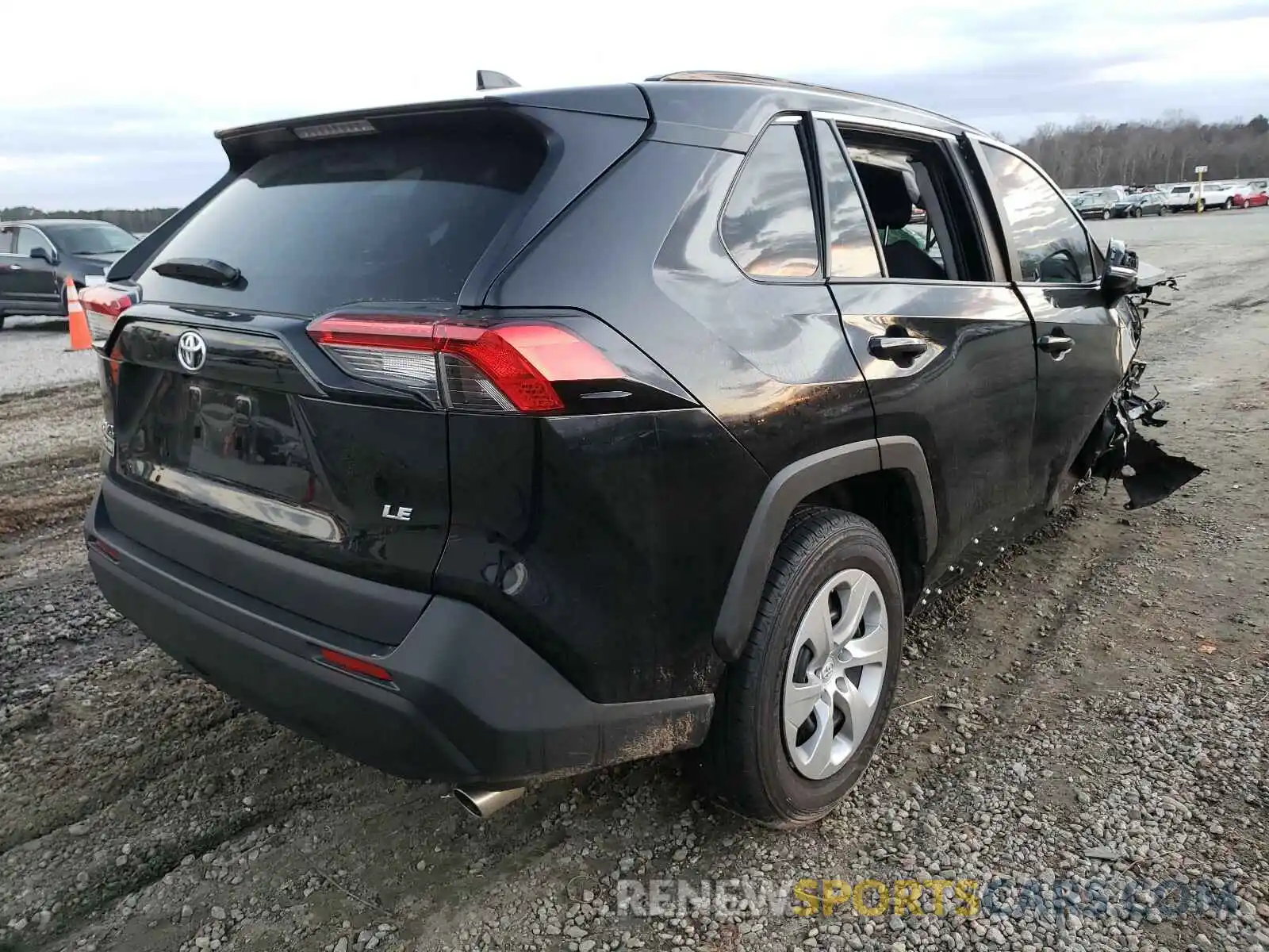 4 Photograph of a damaged car 2T3K1RFV4LC079445 TOYOTA RAV4 2020