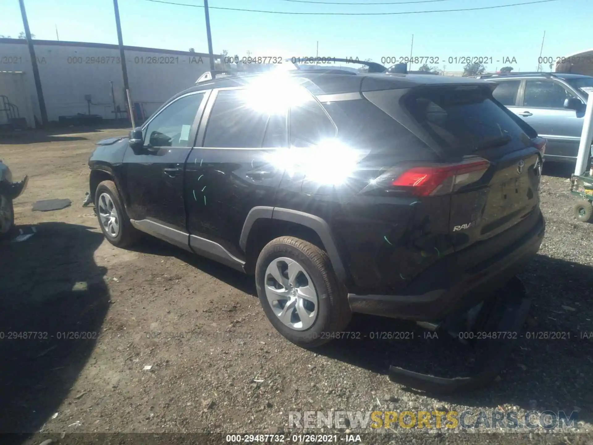 3 Photograph of a damaged car 2T3K1RFV4LW063812 TOYOTA RAV4 2020