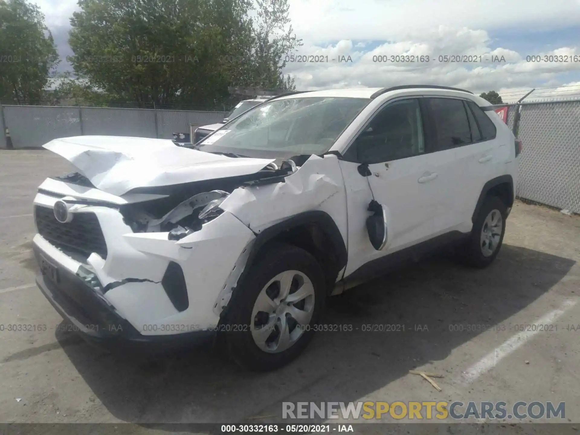 2 Photograph of a damaged car 2T3K1RFV5LC045014 TOYOTA RAV4 2020