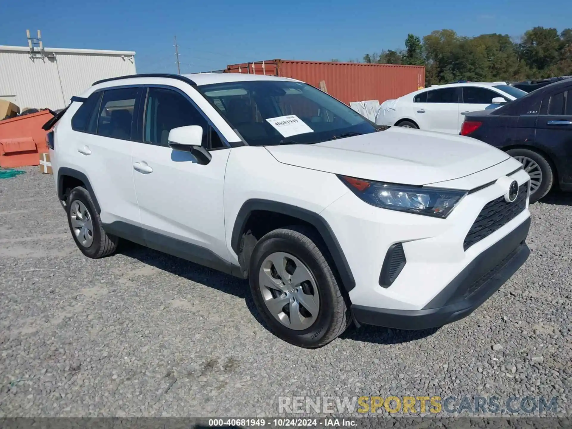 1 Photograph of a damaged car 2T3K1RFV5LC056353 TOYOTA RAV4 2020