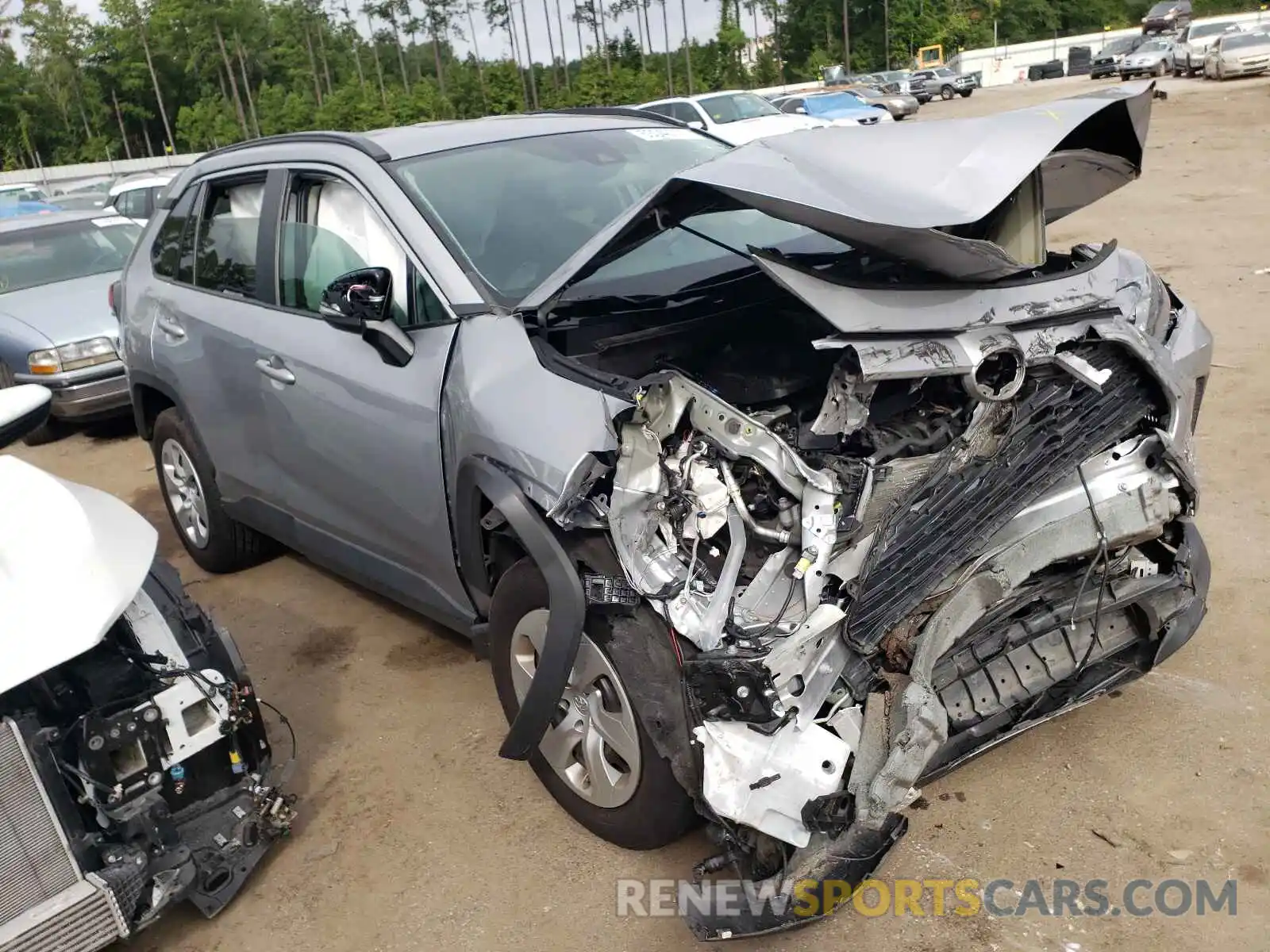 1 Photograph of a damaged car 2T3K1RFV5LC056871 TOYOTA RAV4 2020