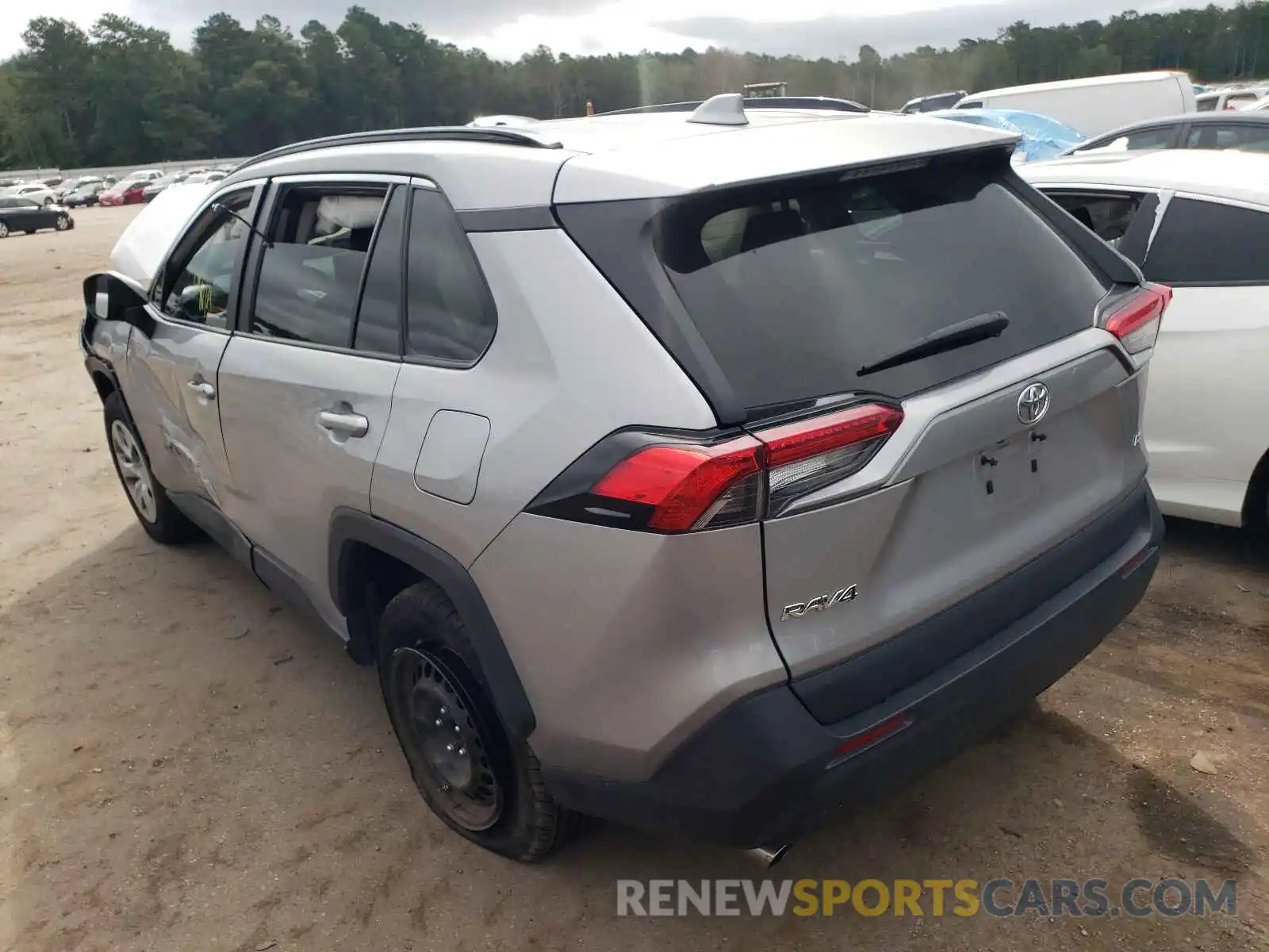 3 Photograph of a damaged car 2T3K1RFV5LC056871 TOYOTA RAV4 2020