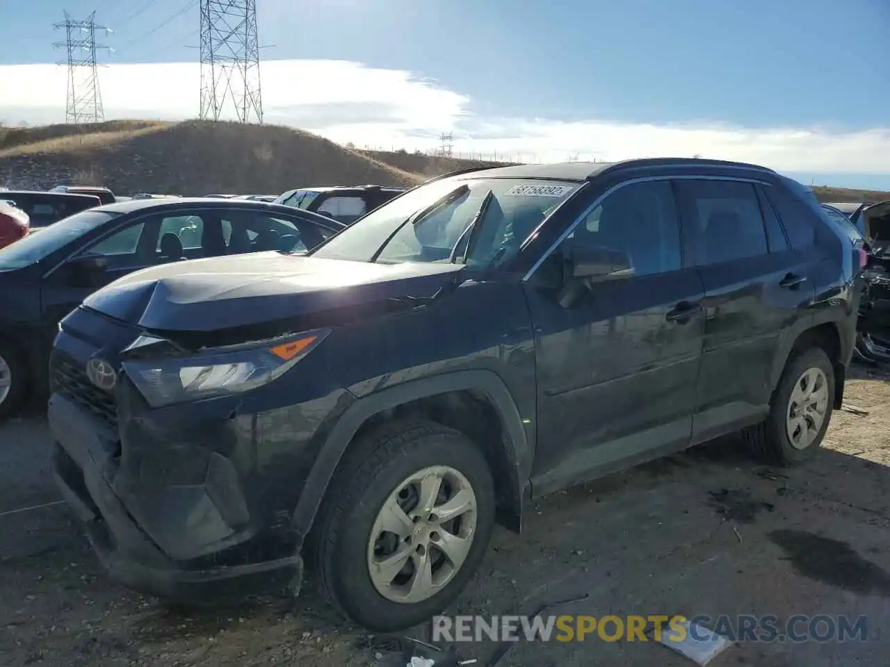 1 Photograph of a damaged car 2T3K1RFV5LC068860 TOYOTA RAV4 2020