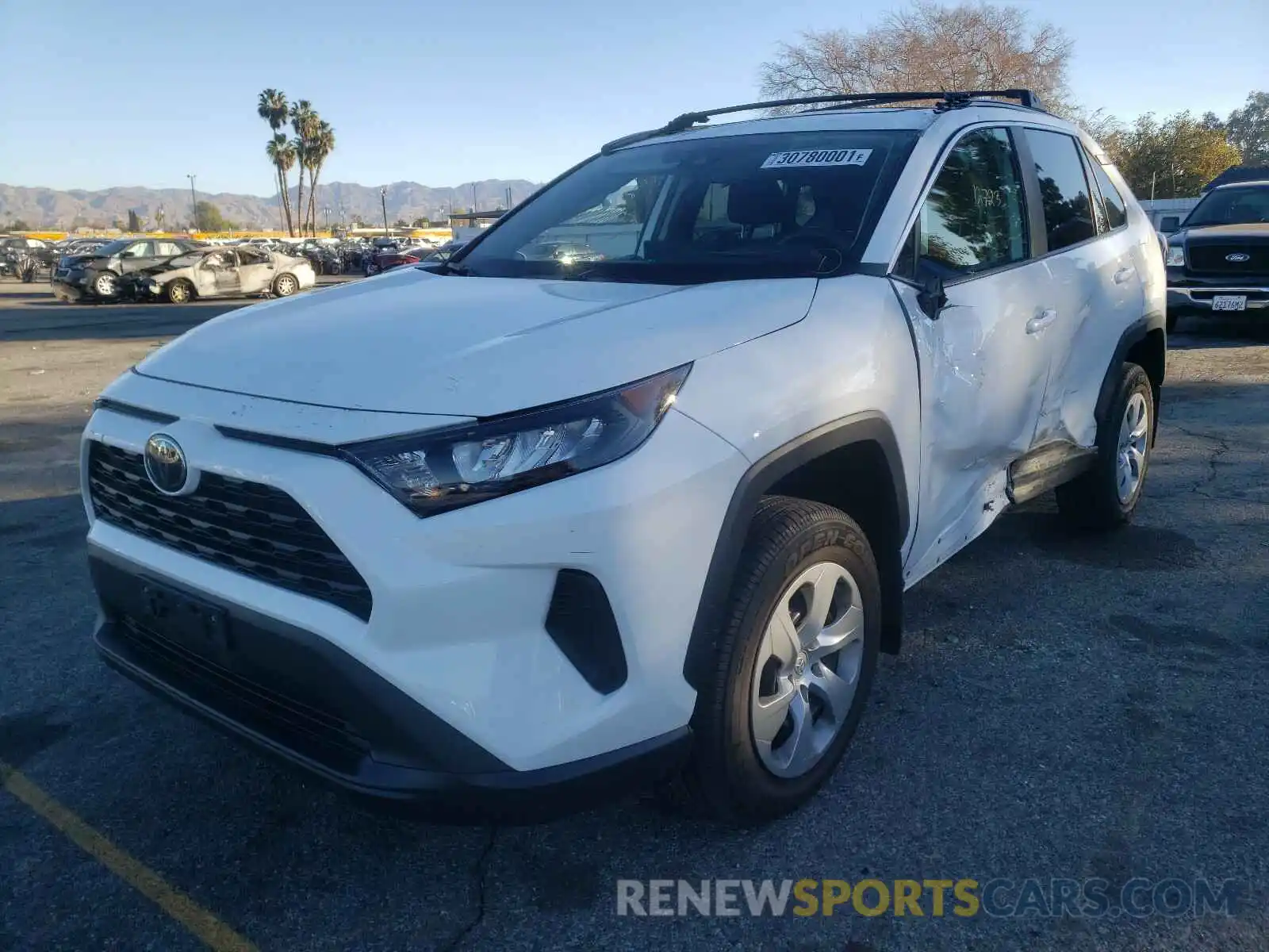 2 Photograph of a damaged car 2T3K1RFV6LW064878 TOYOTA RAV4 2020