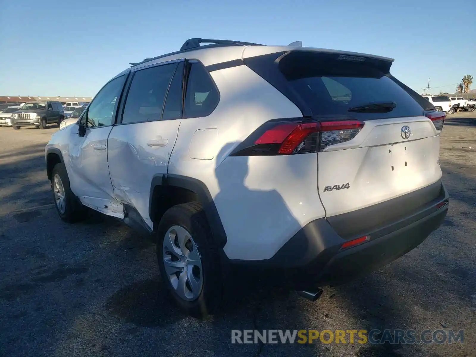 3 Photograph of a damaged car 2T3K1RFV6LW064878 TOYOTA RAV4 2020