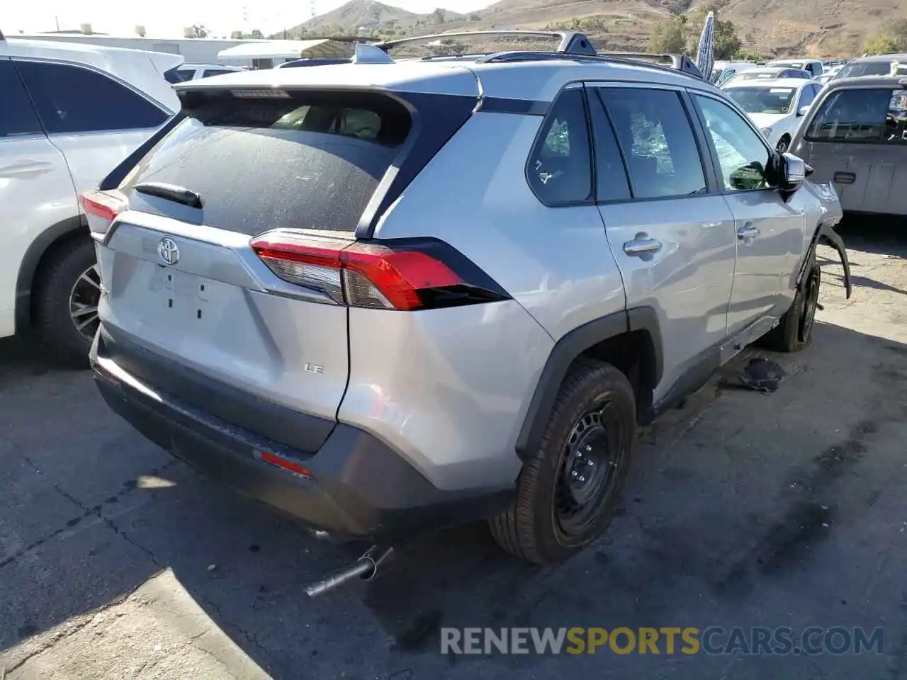 3 Photograph of a damaged car 2T3K1RFV6LW102531 TOYOTA RAV4 2020