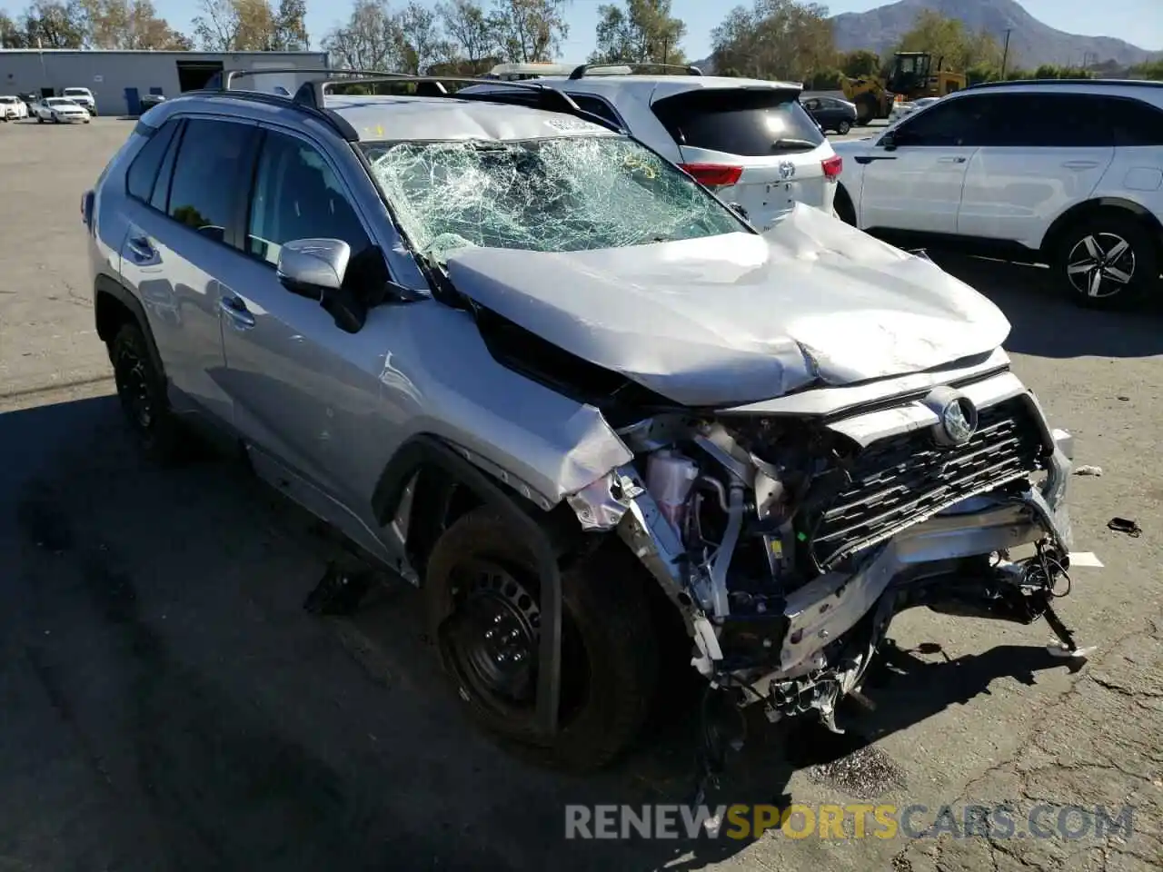 4 Photograph of a damaged car 2T3K1RFV6LW102531 TOYOTA RAV4 2020