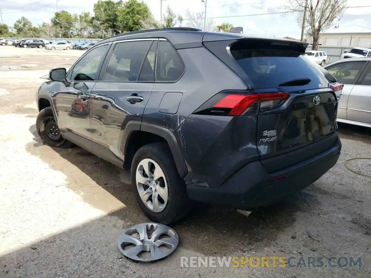 3 Photograph of a damaged car 2T3K1RFV7LC057780 TOYOTA RAV4 2020