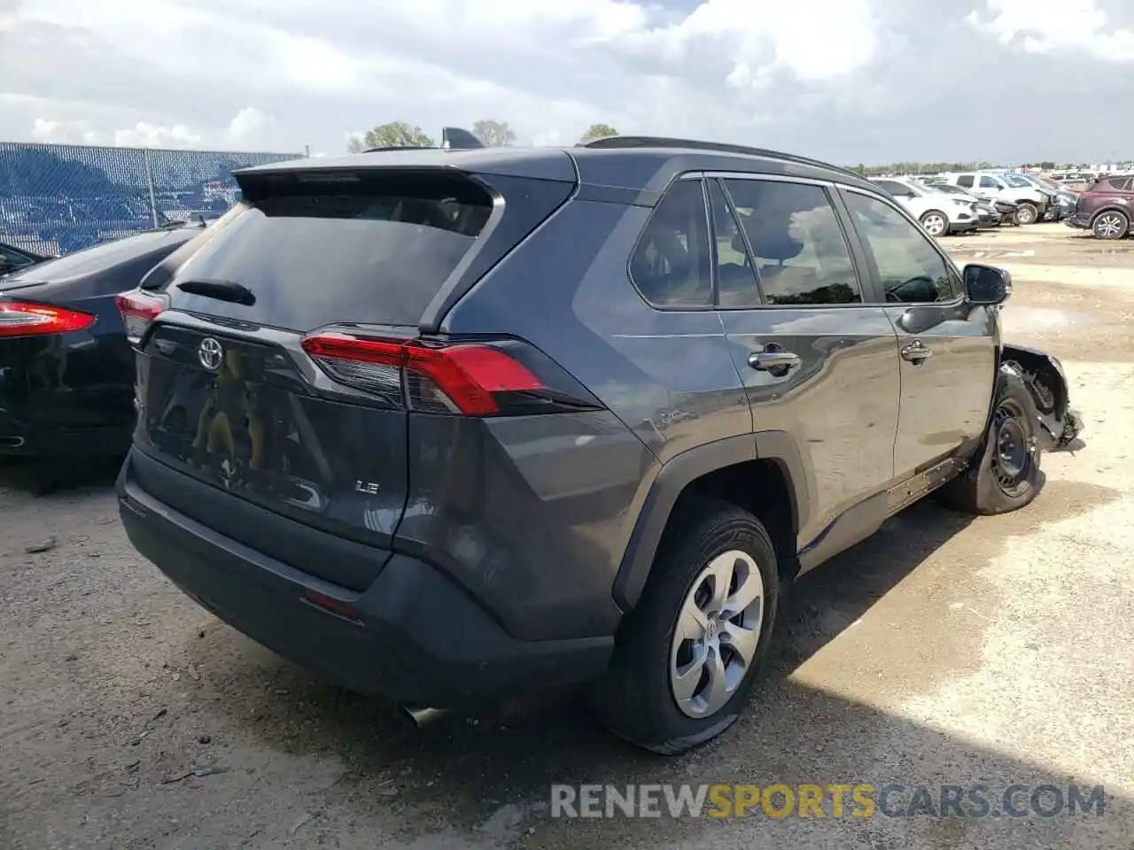 4 Photograph of a damaged car 2T3K1RFV7LC057780 TOYOTA RAV4 2020