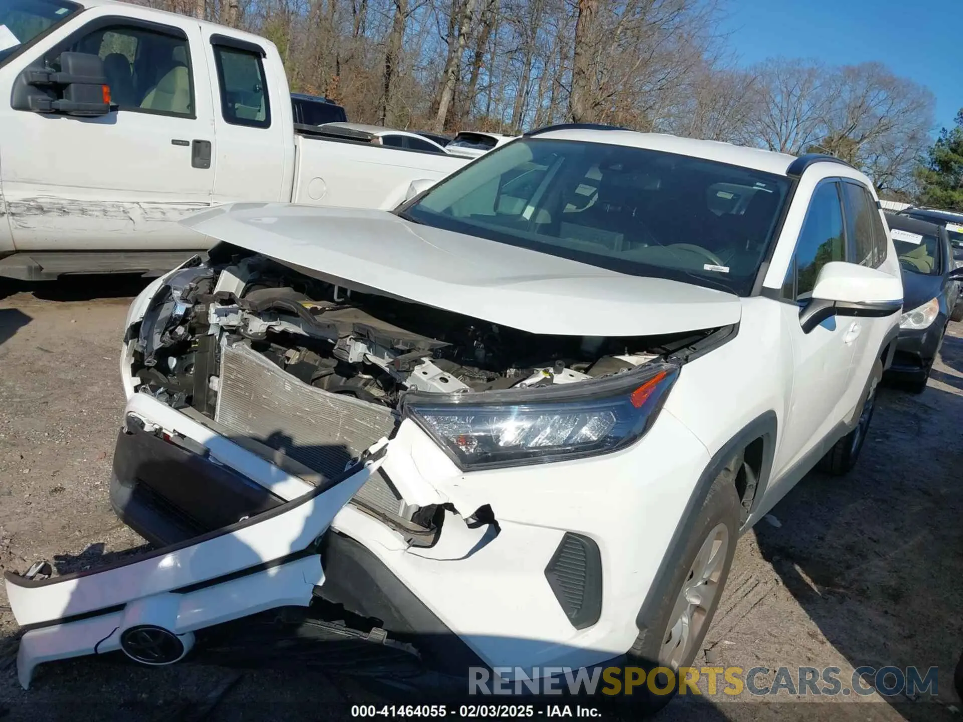 2 Photograph of a damaged car 2T3K1RFV7LW058152 TOYOTA RAV4 2020