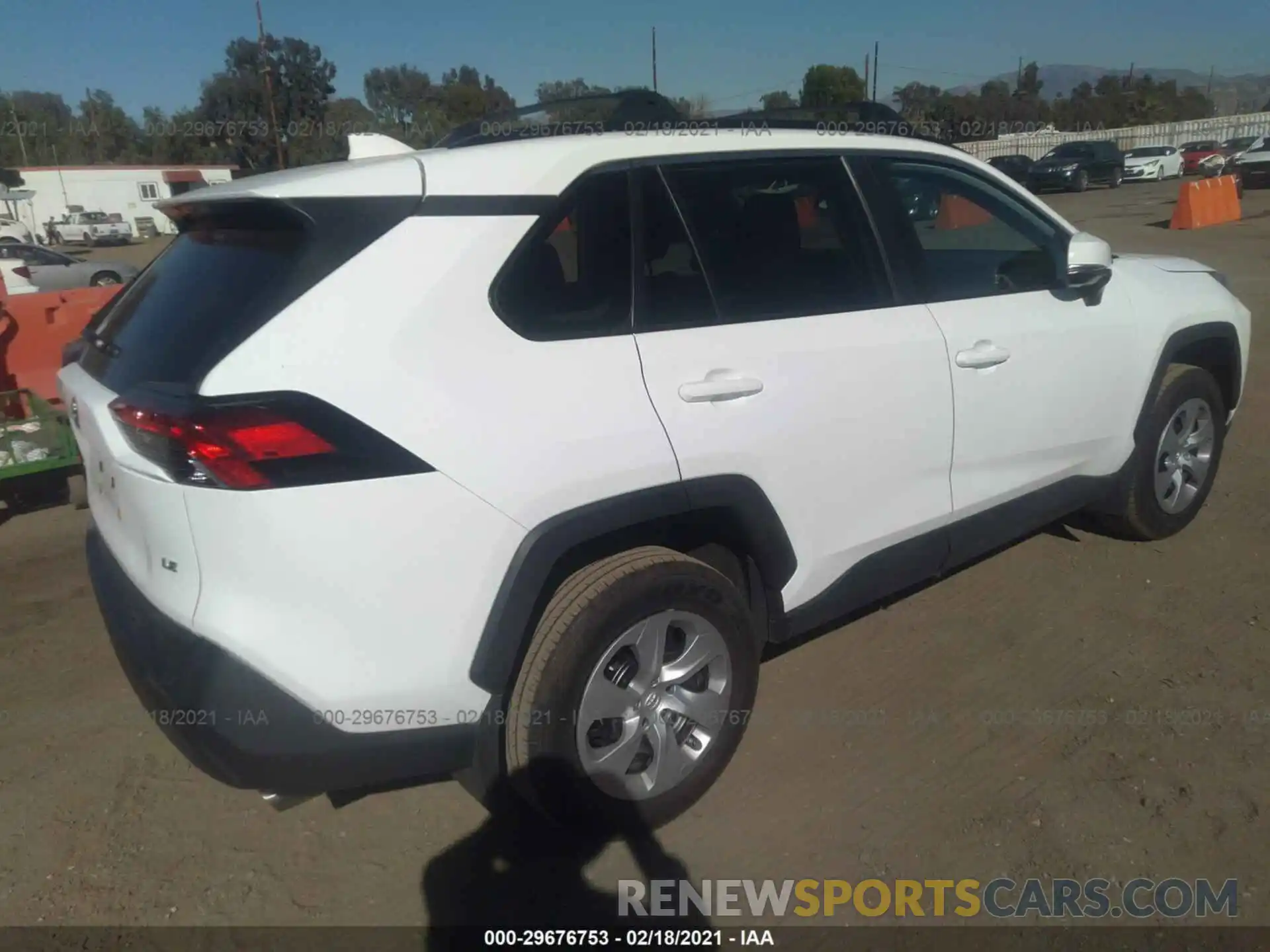 4 Photograph of a damaged car 2T3K1RFV7LW067885 TOYOTA RAV4 2020