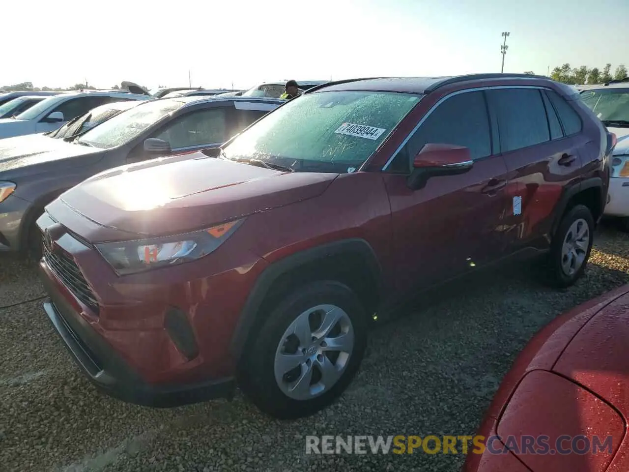 1 Photograph of a damaged car 2T3K1RFV8LC066052 TOYOTA RAV4 2020