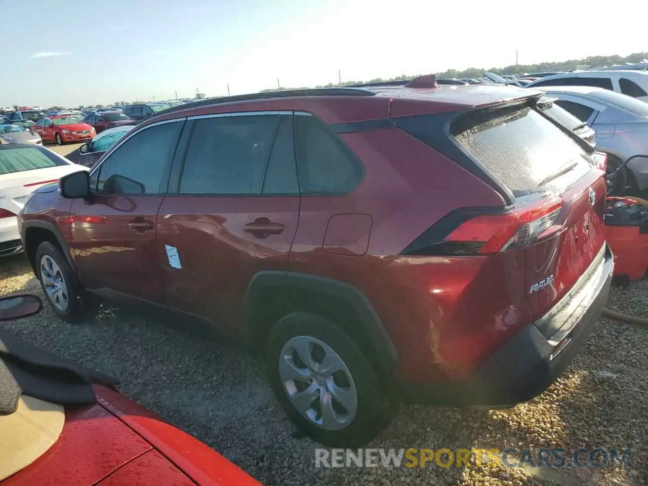 2 Photograph of a damaged car 2T3K1RFV8LC066052 TOYOTA RAV4 2020