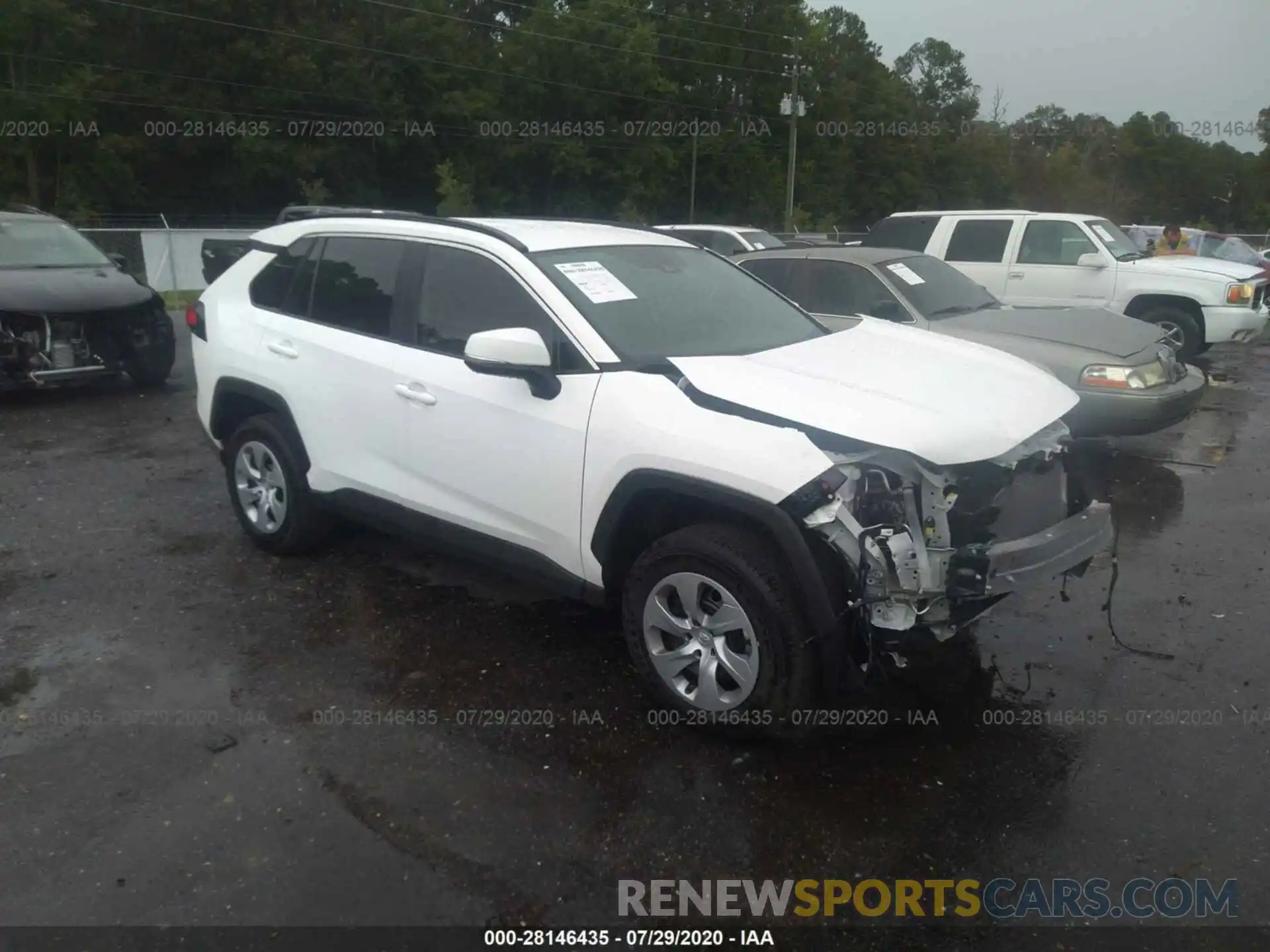 1 Photograph of a damaged car 2T3K1RFV9LC038275 TOYOTA RAV4 2020