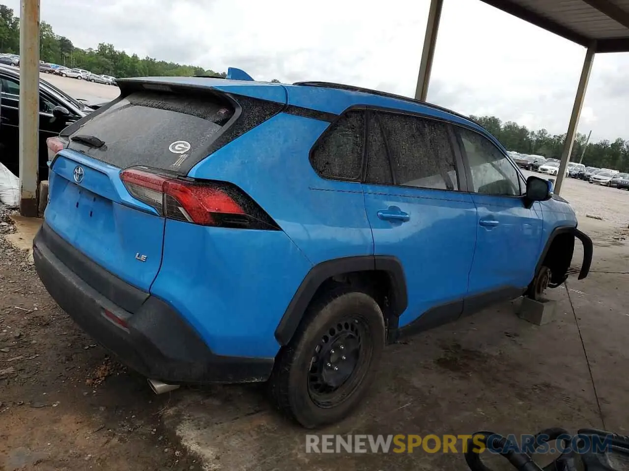3 Photograph of a damaged car 2T3K1RFV9LW095865 TOYOTA RAV4 2020