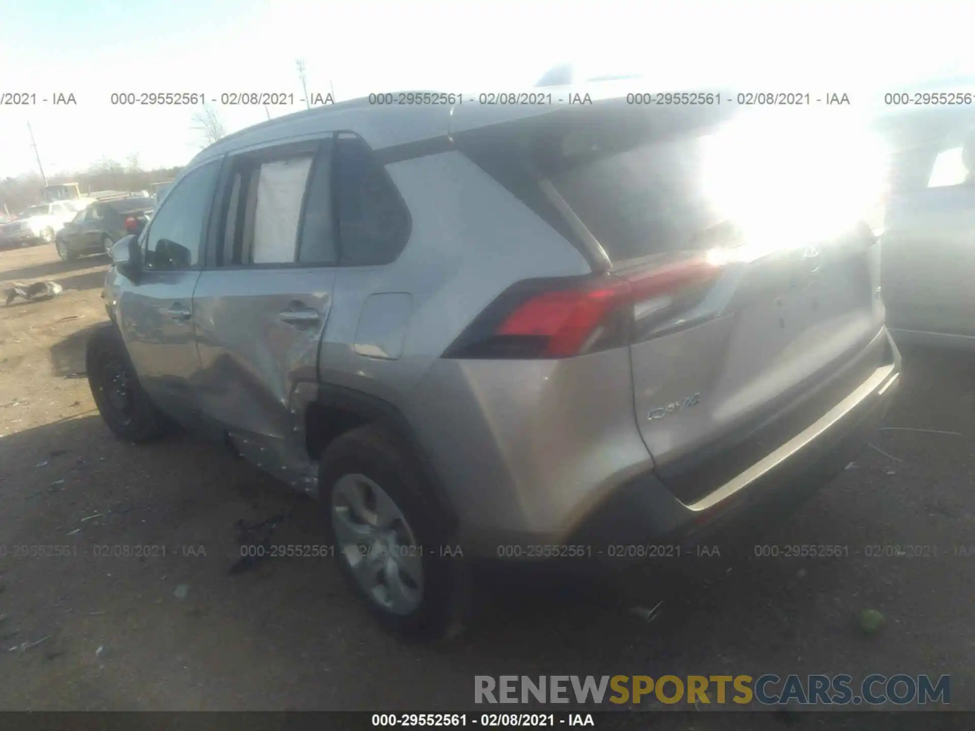 3 Photograph of a damaged car 2T3K1RFVXLC049172 TOYOTA RAV4 2020