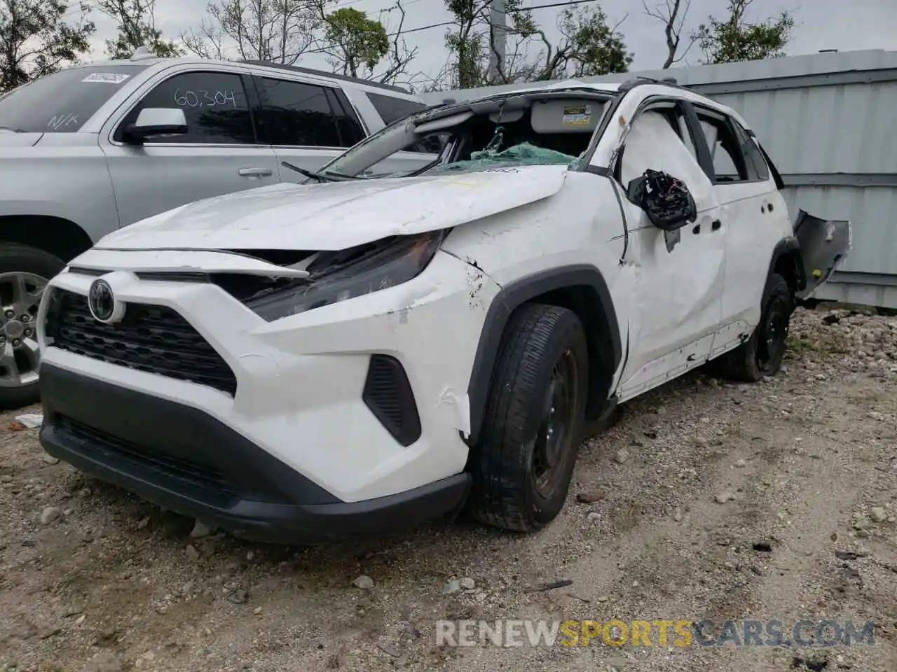 2 Photograph of a damaged car 2T3K1RFVXLC065209 TOYOTA RAV4 2020