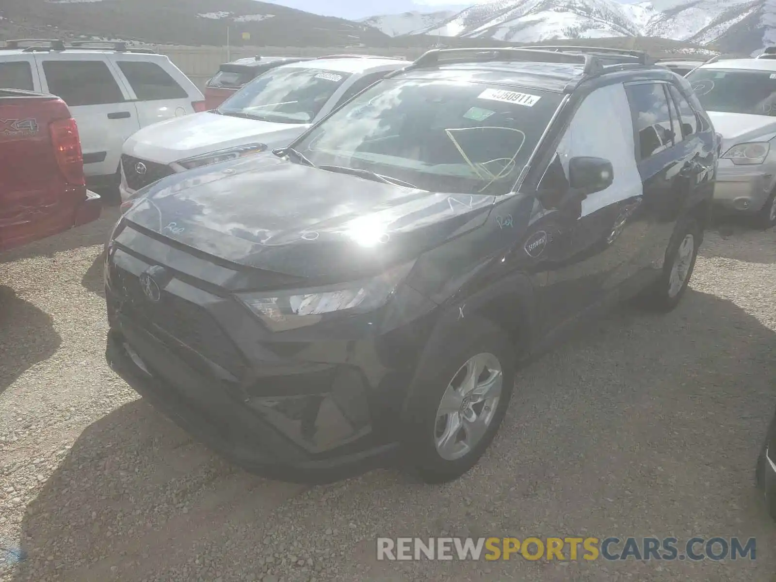 2 Photograph of a damaged car 2T3L6RFV9LW002168 TOYOTA RAV4 2020