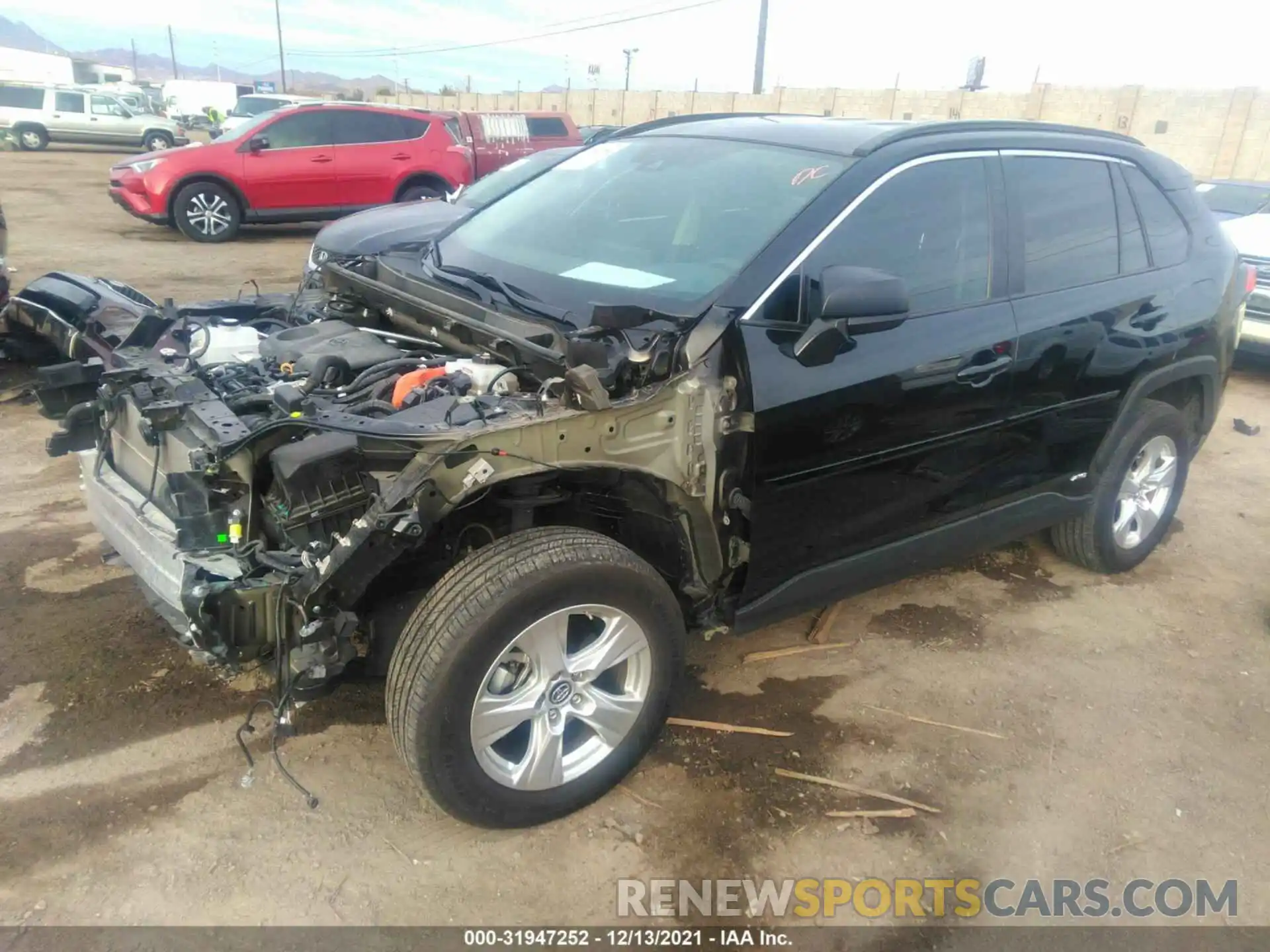 2 Photograph of a damaged car 2T3L6RFVXLW001868 TOYOTA RAV4 2020