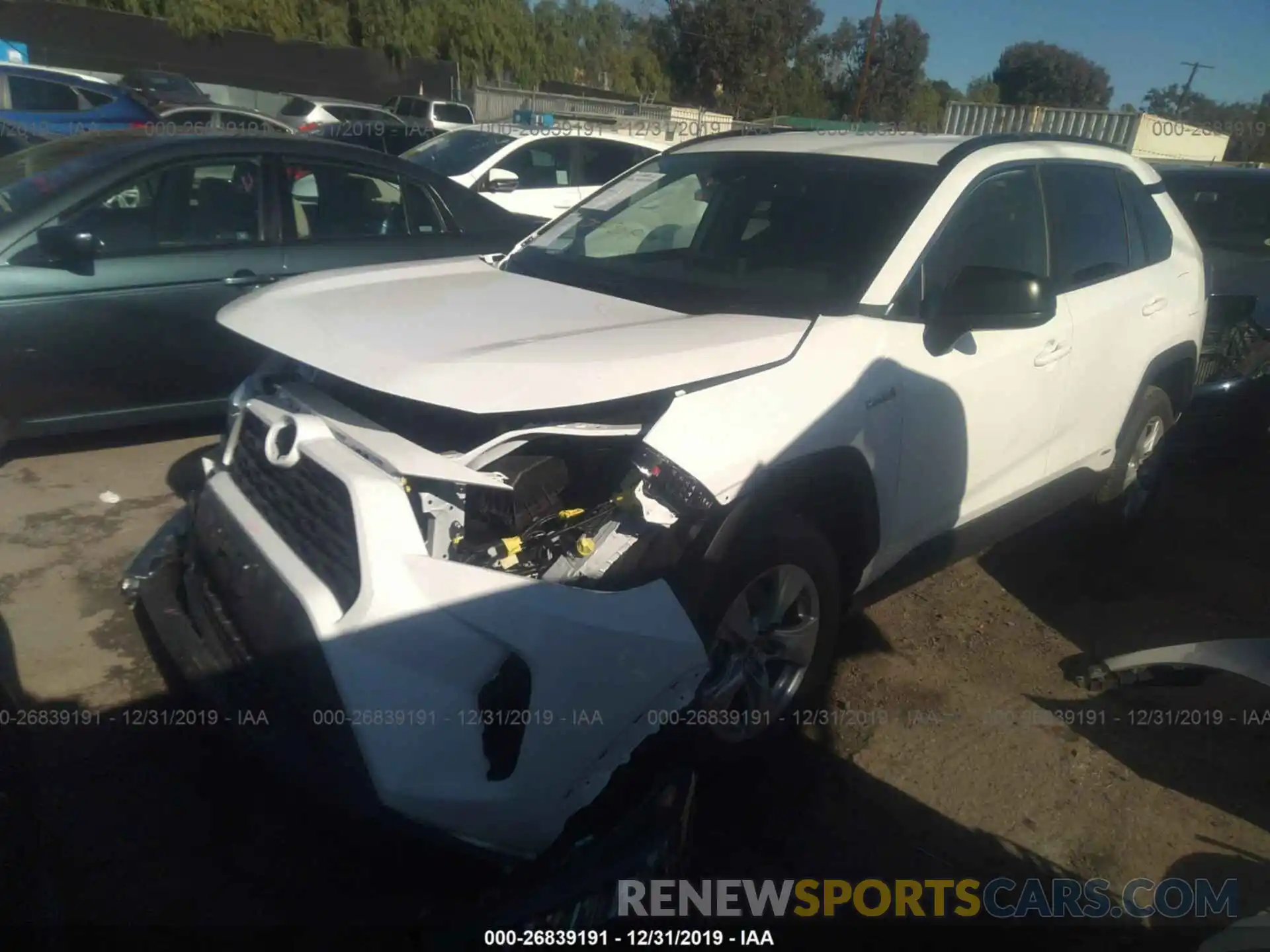 2 Photograph of a damaged car 2T3LWRFV2LW049221 TOYOTA RAV4 2020