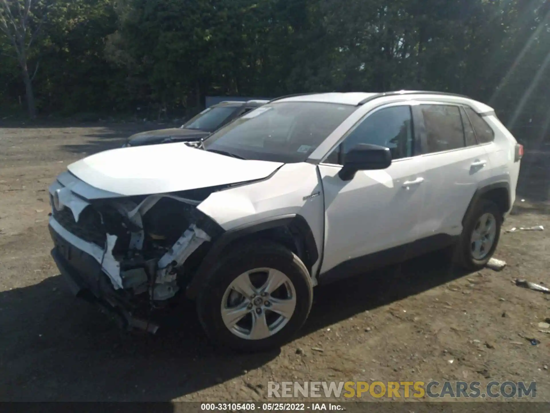 2 Photograph of a damaged car 2T3LWRFV2LW076337 TOYOTA RAV4 2020