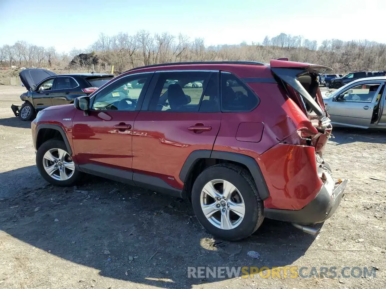 2 Photograph of a damaged car 2T3LWRFV5LW091673 TOYOTA RAV4 2020