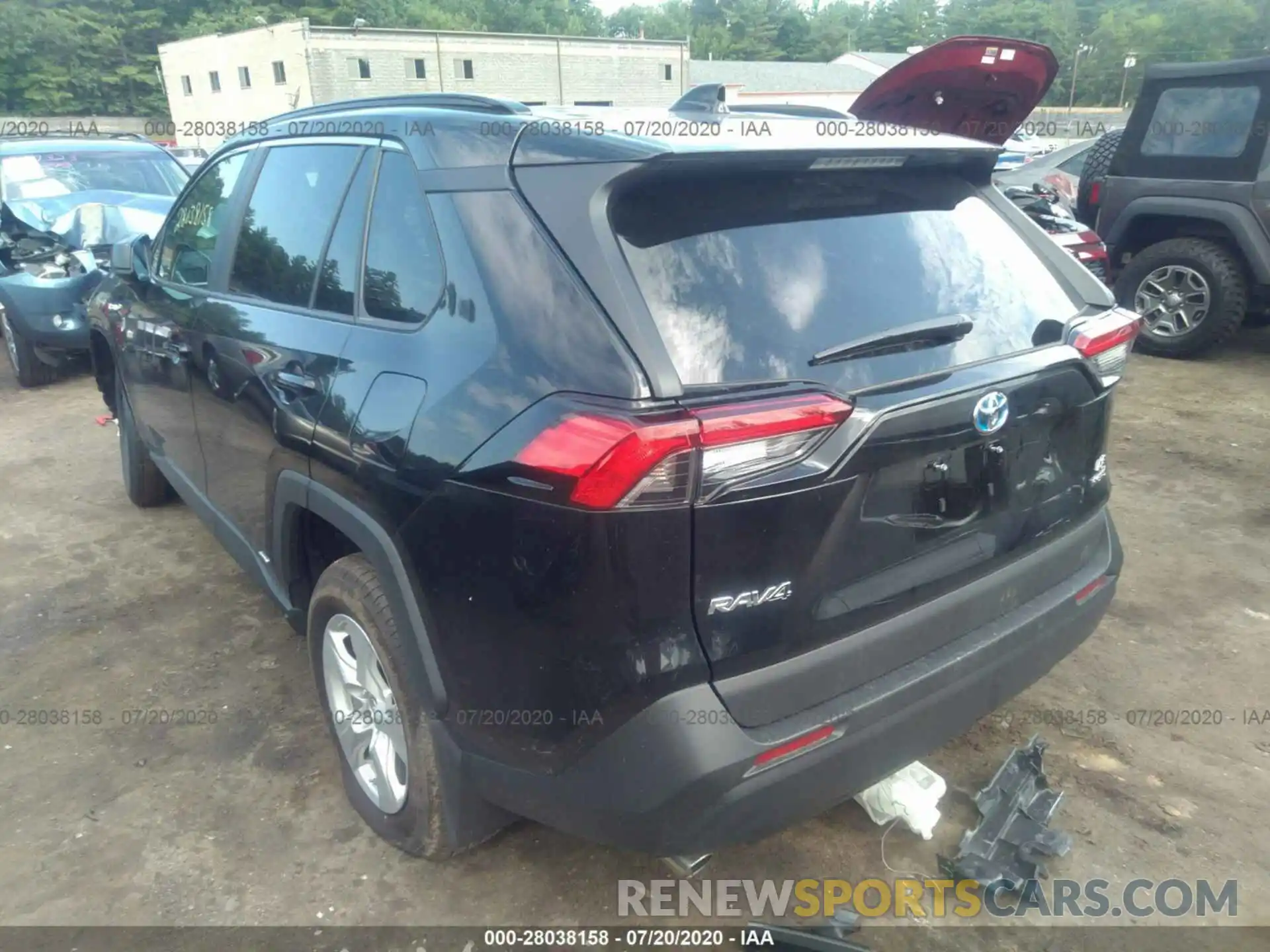 3 Photograph of a damaged car 2T3LWRFV6LW066734 TOYOTA RAV4 2020