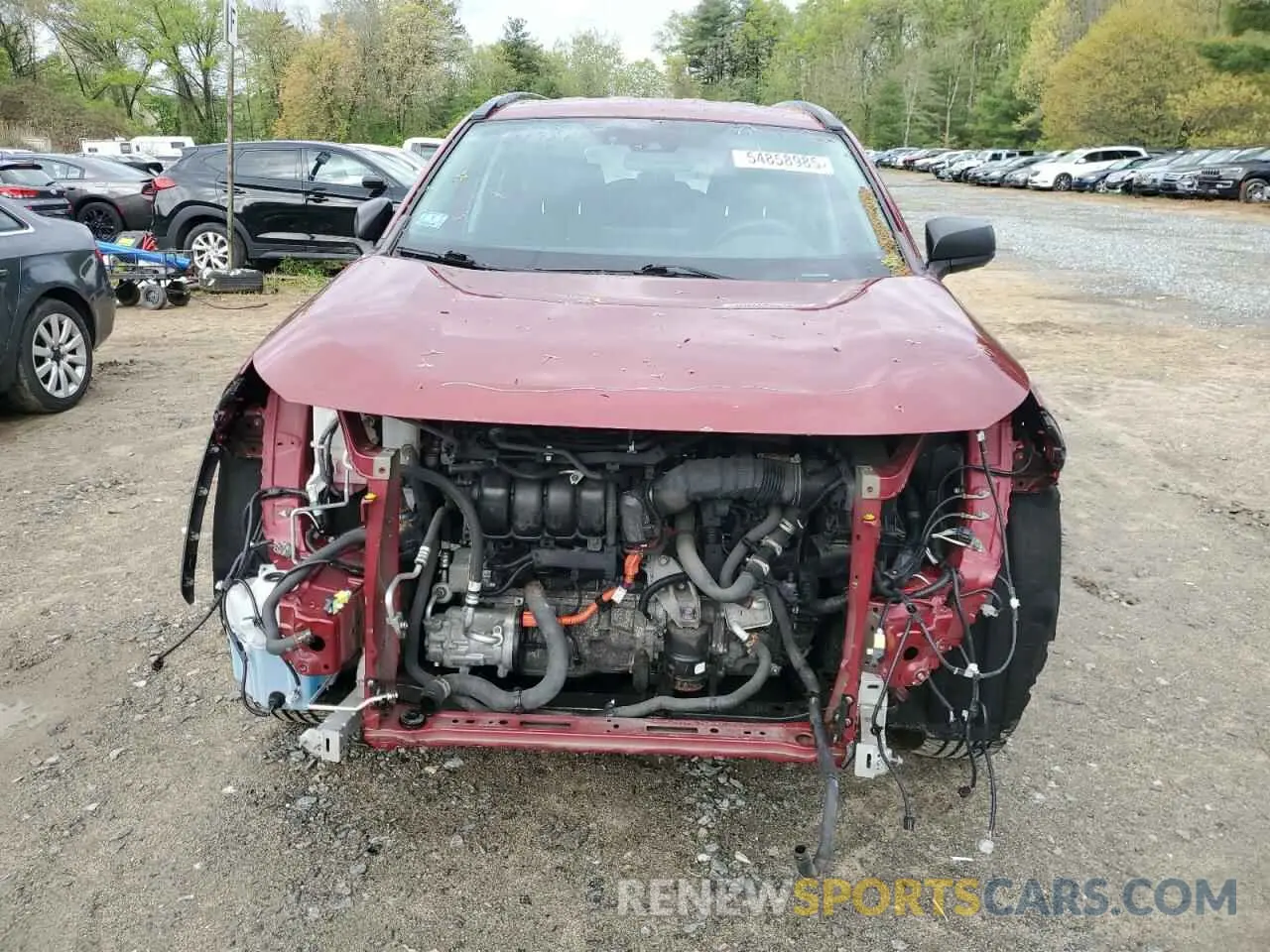 5 Photograph of a damaged car 2T3LWRFV7LW086524 TOYOTA RAV4 2020