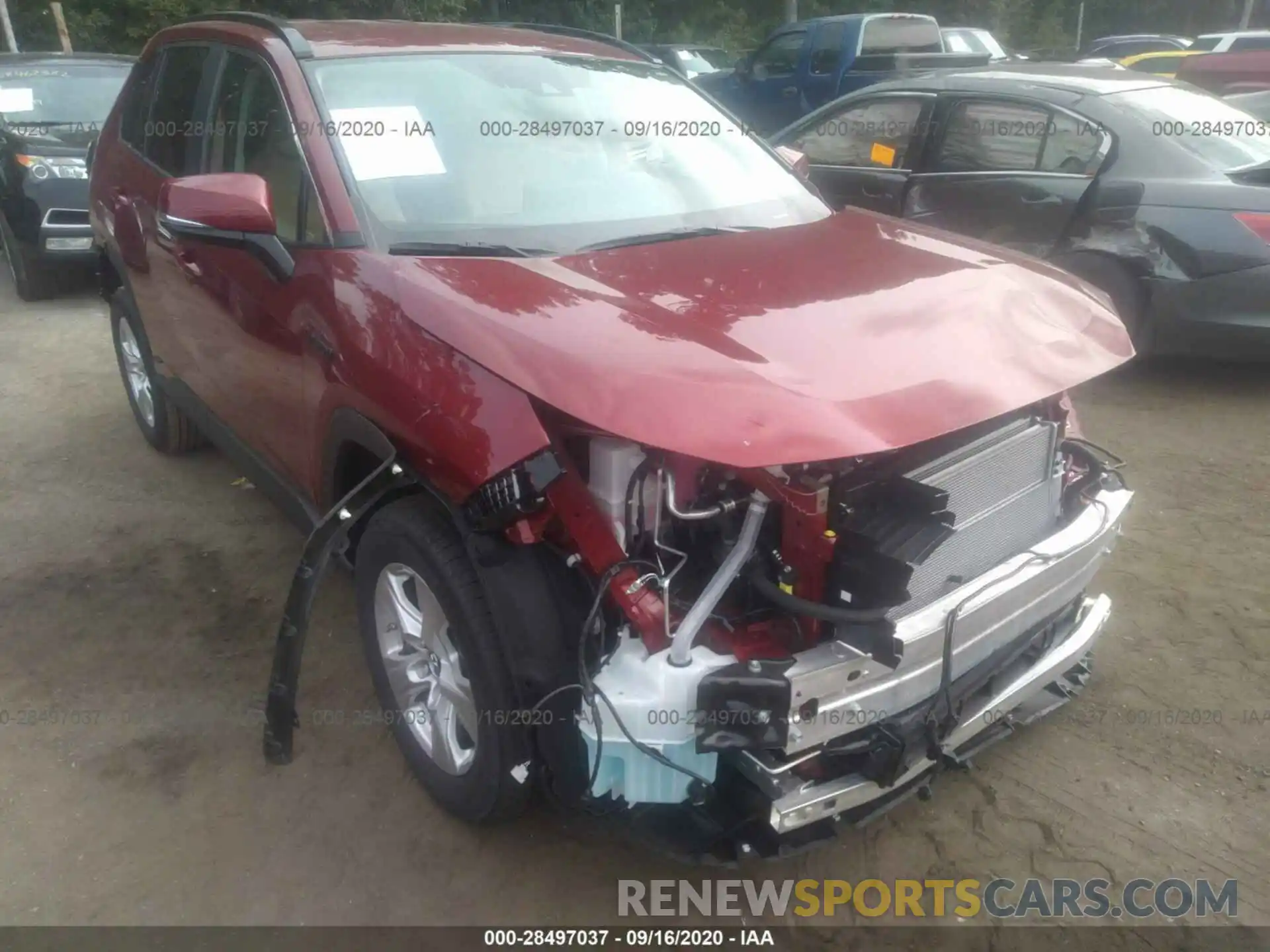 1 Photograph of a damaged car 2T3MWRFV0LW089057 TOYOTA RAV4 2020