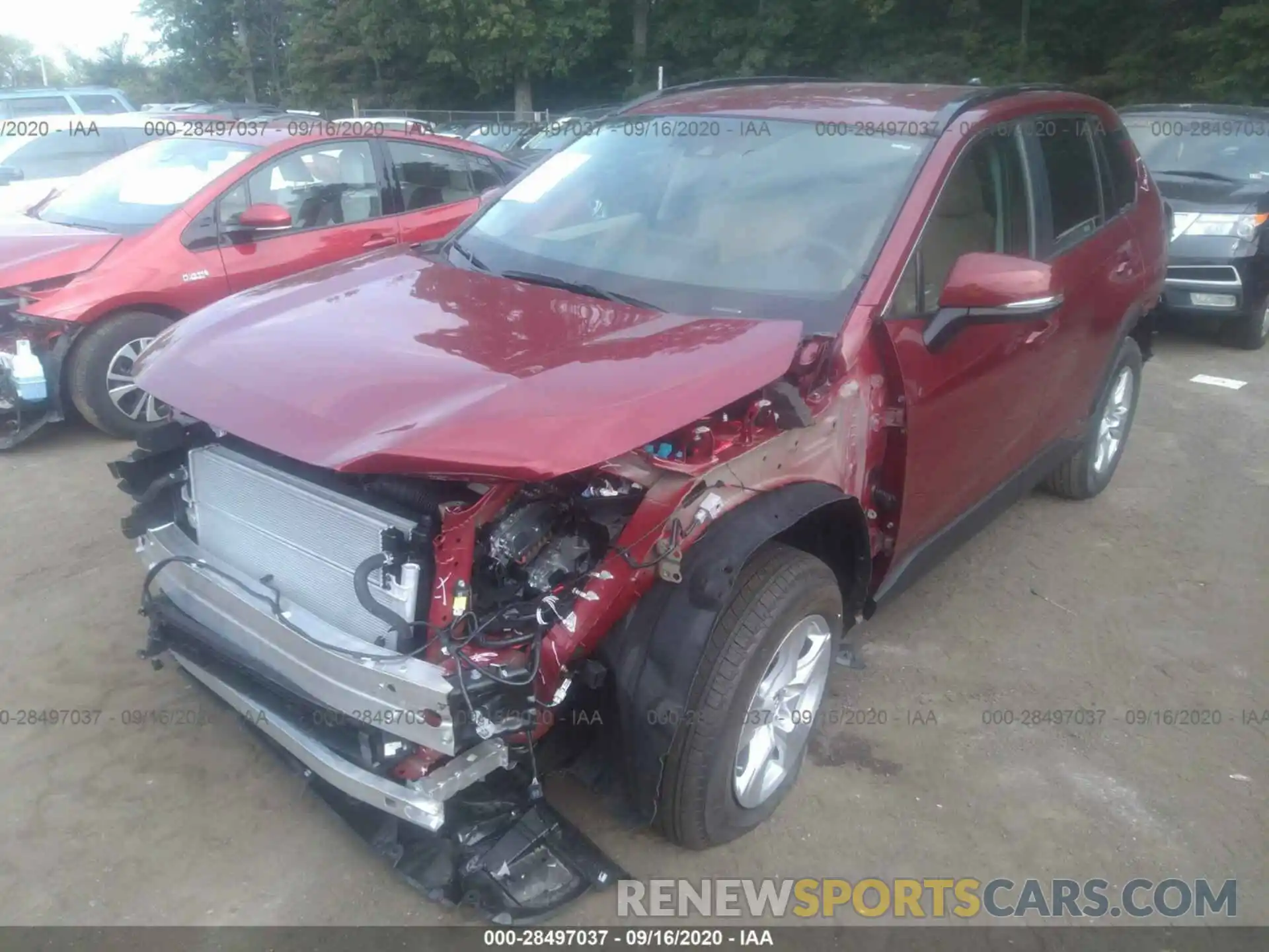 2 Photograph of a damaged car 2T3MWRFV0LW089057 TOYOTA RAV4 2020