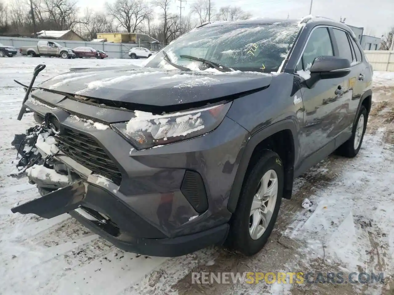 2 Photograph of a damaged car 2T3MWRFV1LW090167 TOYOTA RAV4 2020