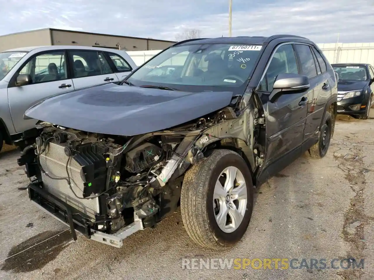 2 Photograph of a damaged car 2T3MWRFV1LW093568 TOYOTA RAV4 2020