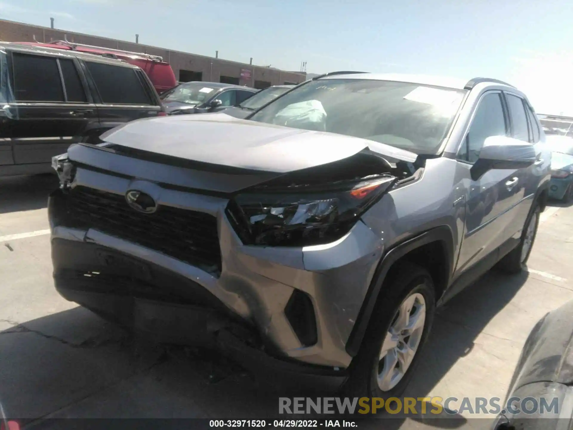 2 Photograph of a damaged car 2T3MWRFV2LW053712 TOYOTA RAV4 2020