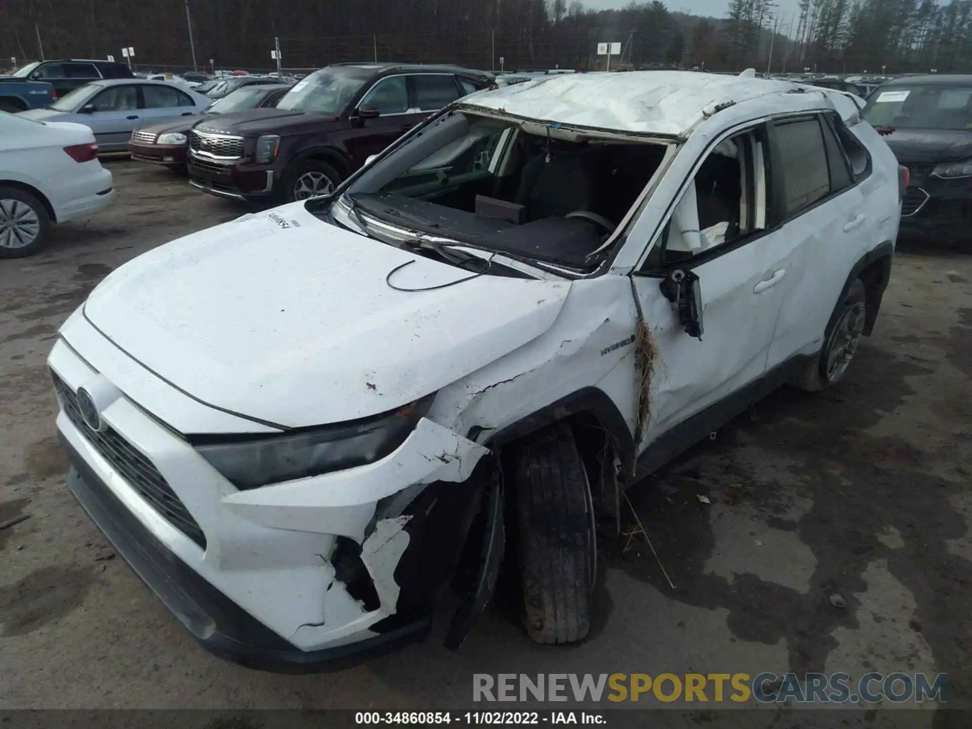 2 Photograph of a damaged car 2T3MWRFV2LW059218 TOYOTA RAV4 2020