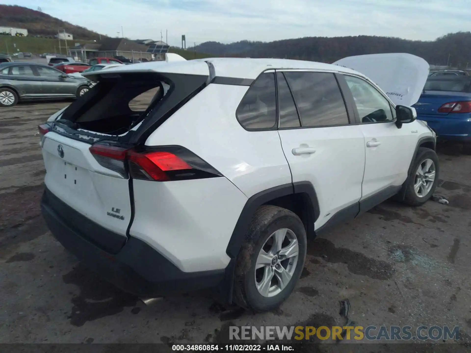 4 Photograph of a damaged car 2T3MWRFV2LW059218 TOYOTA RAV4 2020