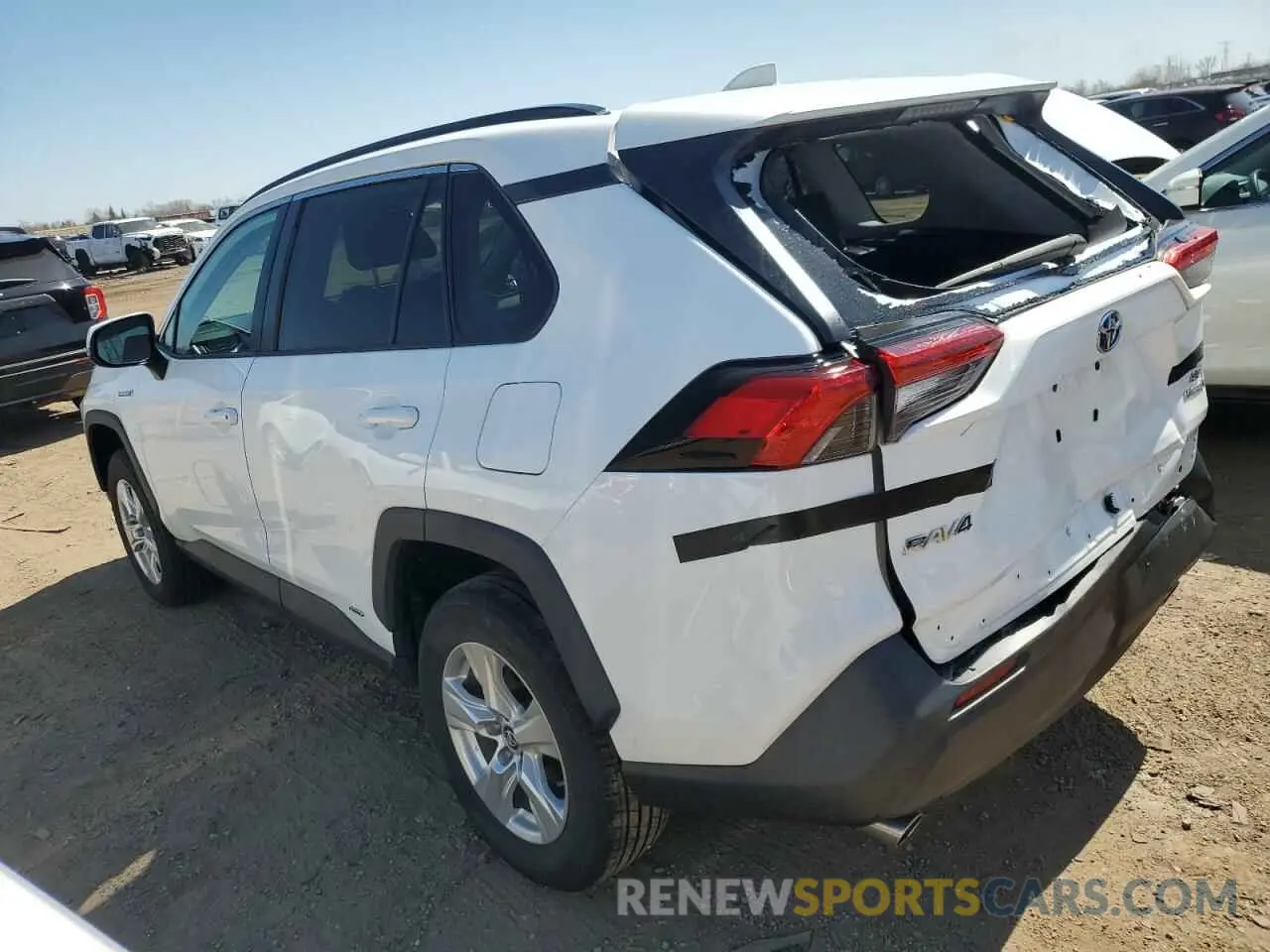 2 Photograph of a damaged car 2T3MWRFV2LW065097 TOYOTA RAV4 2020