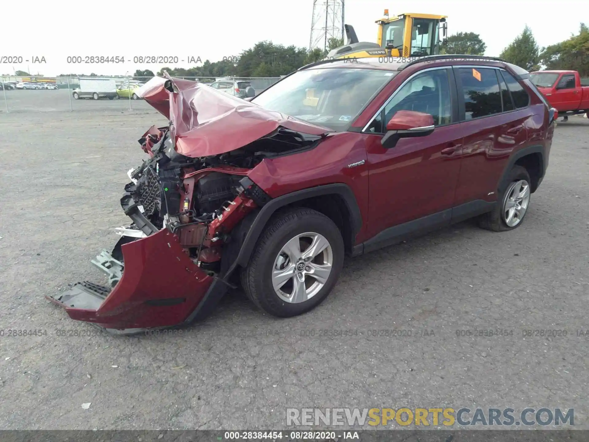 2 Photograph of a damaged car 2T3MWRFV3LW047952 TOYOTA RAV4 2020