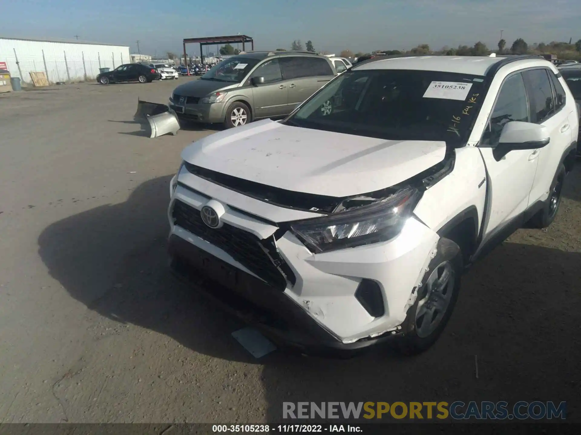 6 Photograph of a damaged car 2T3MWRFV5LW064378 TOYOTA RAV4 2020