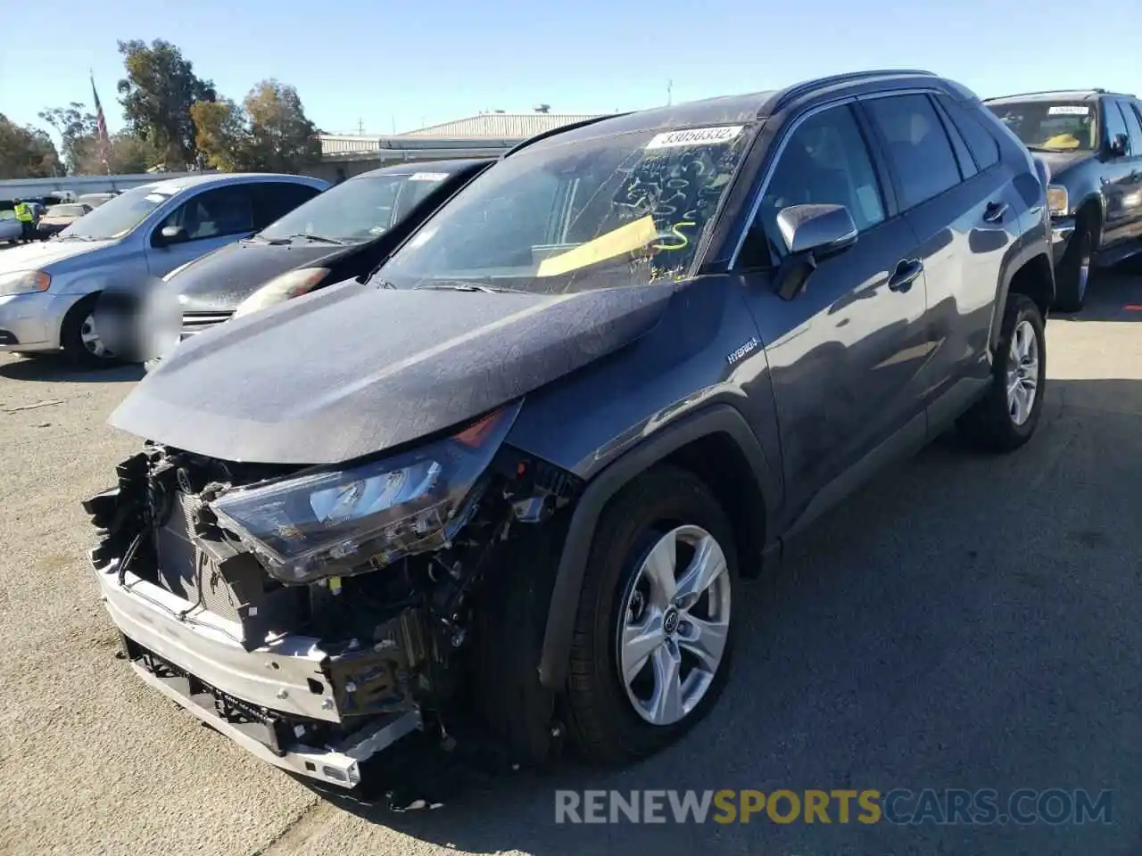 2 Photograph of a damaged car 2T3MWRFV5LW087580 TOYOTA RAV4 2020