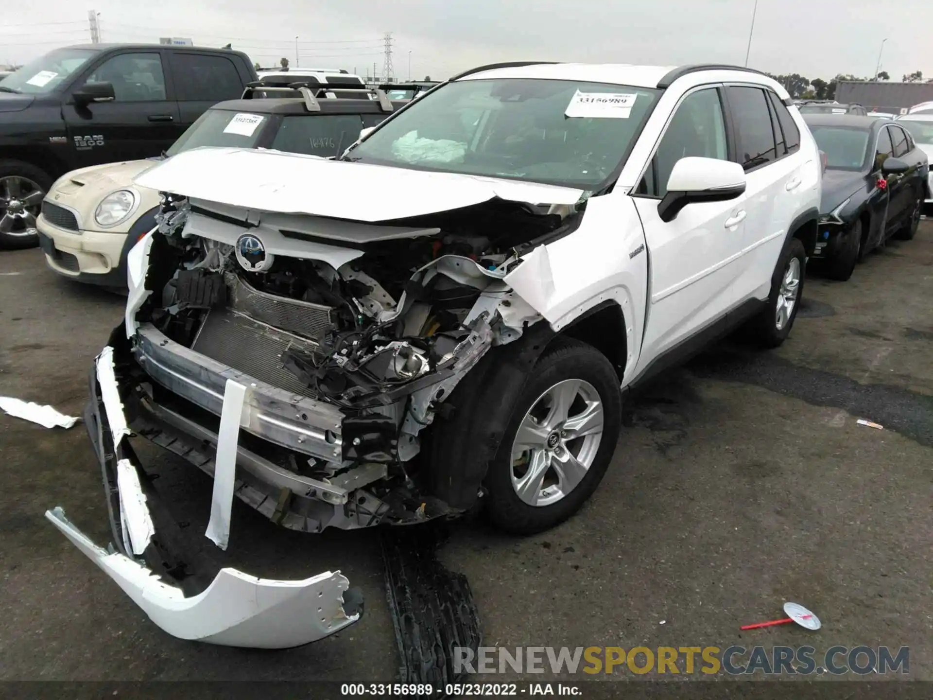 2 Photograph of a damaged car 2T3MWRFV5LW091810 TOYOTA RAV4 2020