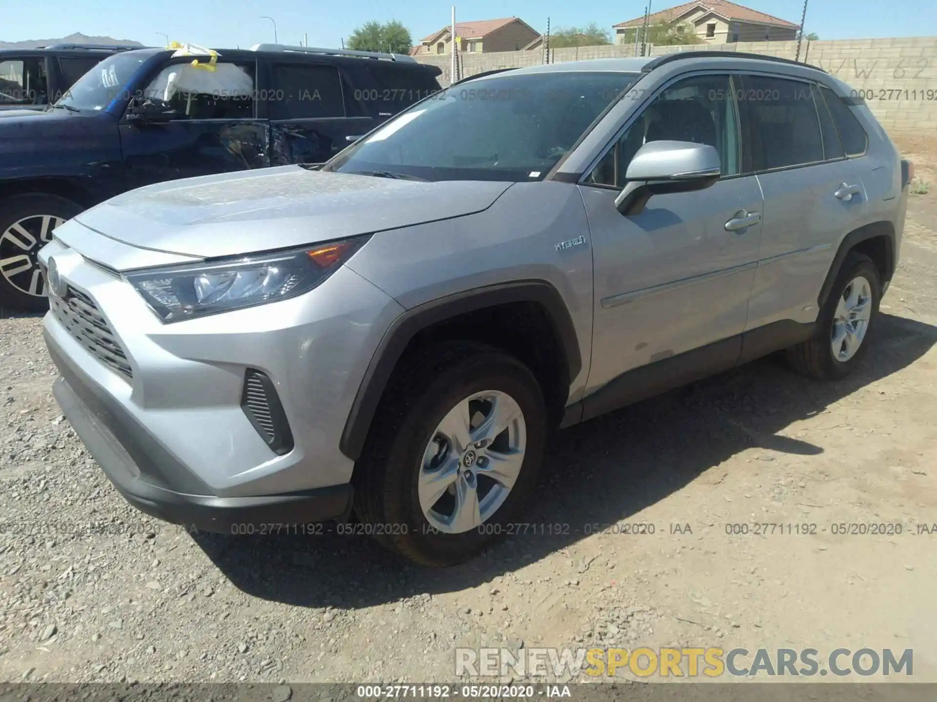 2 Photograph of a damaged car 2T3MWRFV6LW054426 TOYOTA RAV4 2020