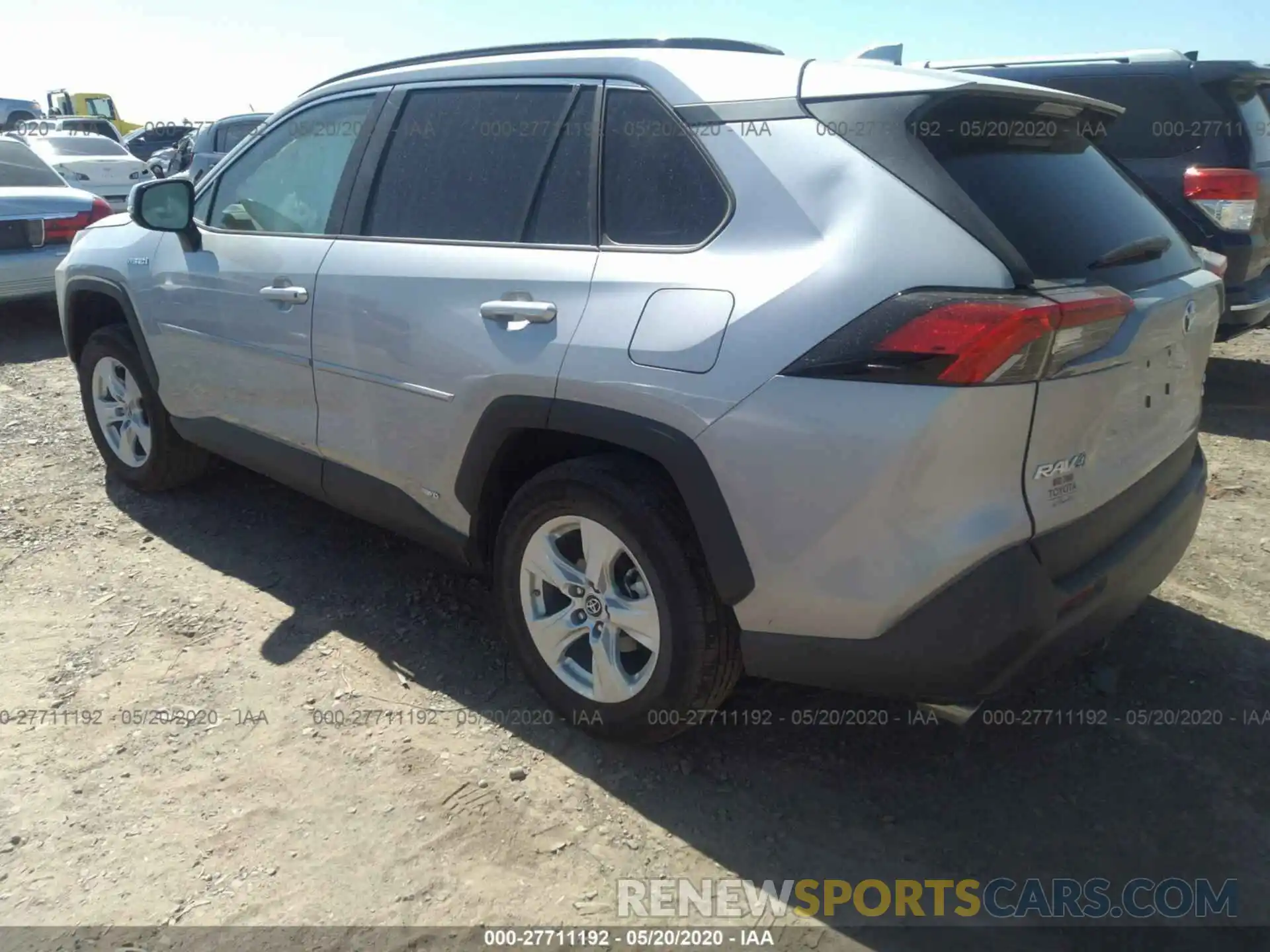 3 Photograph of a damaged car 2T3MWRFV6LW054426 TOYOTA RAV4 2020