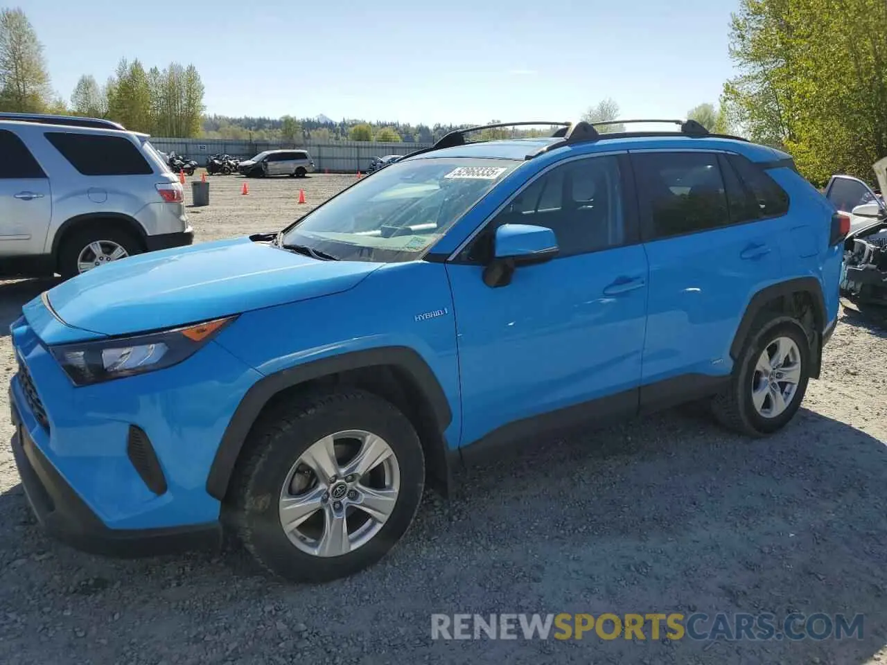 1 Photograph of a damaged car 2T3MWRFV6LW057343 TOYOTA RAV4 2020