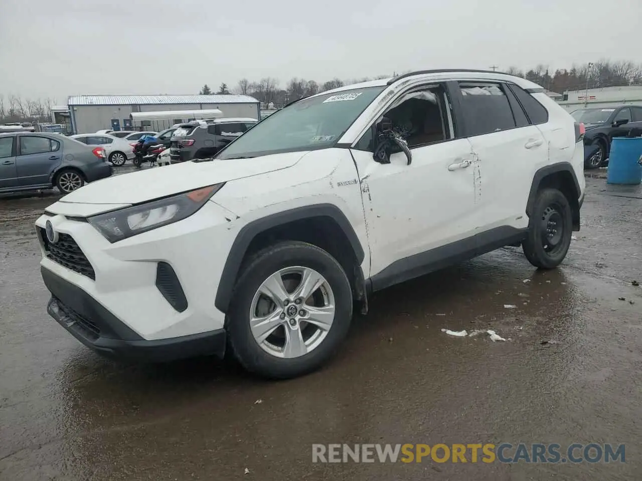 1 Photograph of a damaged car 2T3MWRFV8LW091834 TOYOTA RAV4 2020
