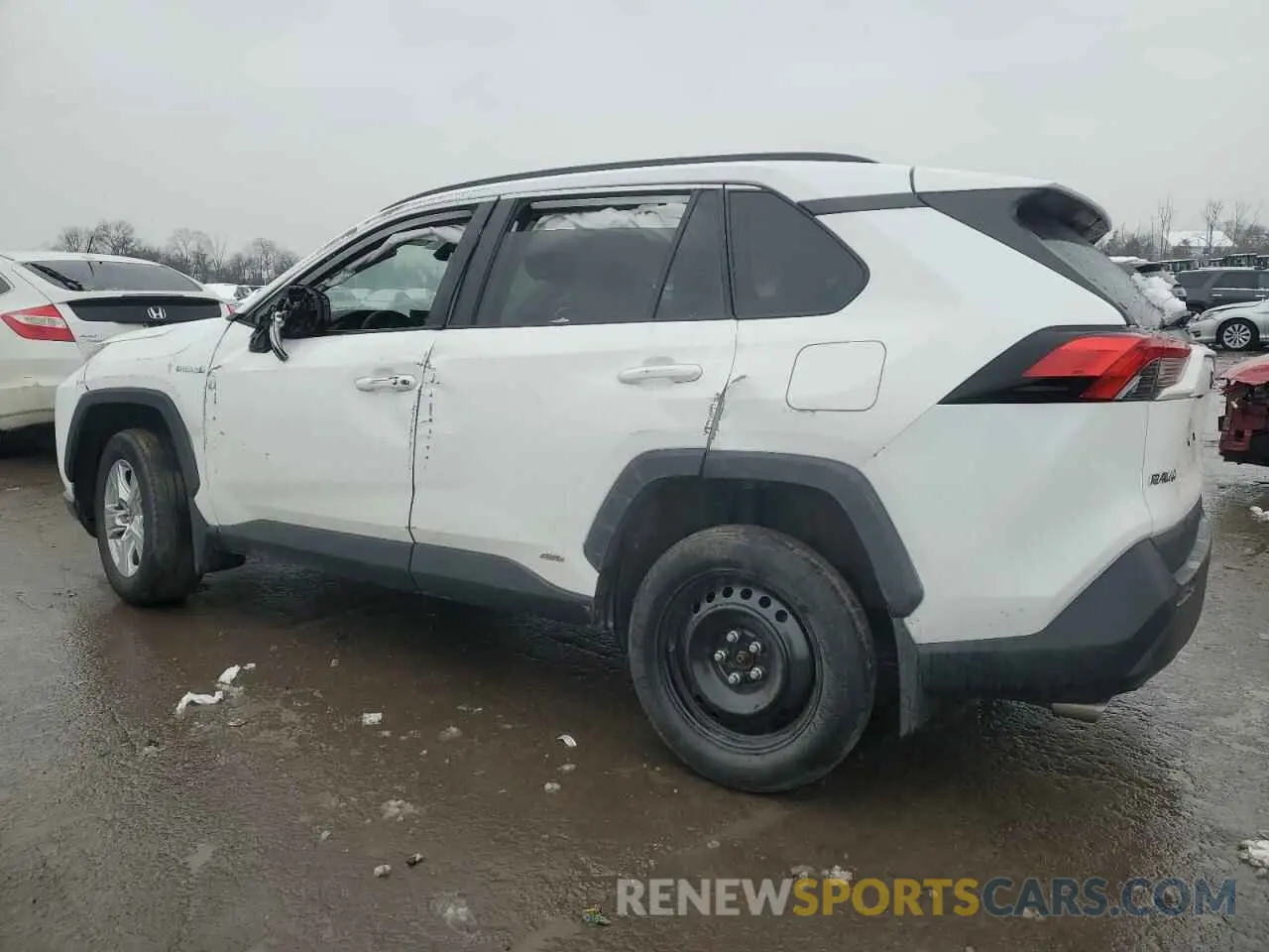 2 Photograph of a damaged car 2T3MWRFV8LW091834 TOYOTA RAV4 2020