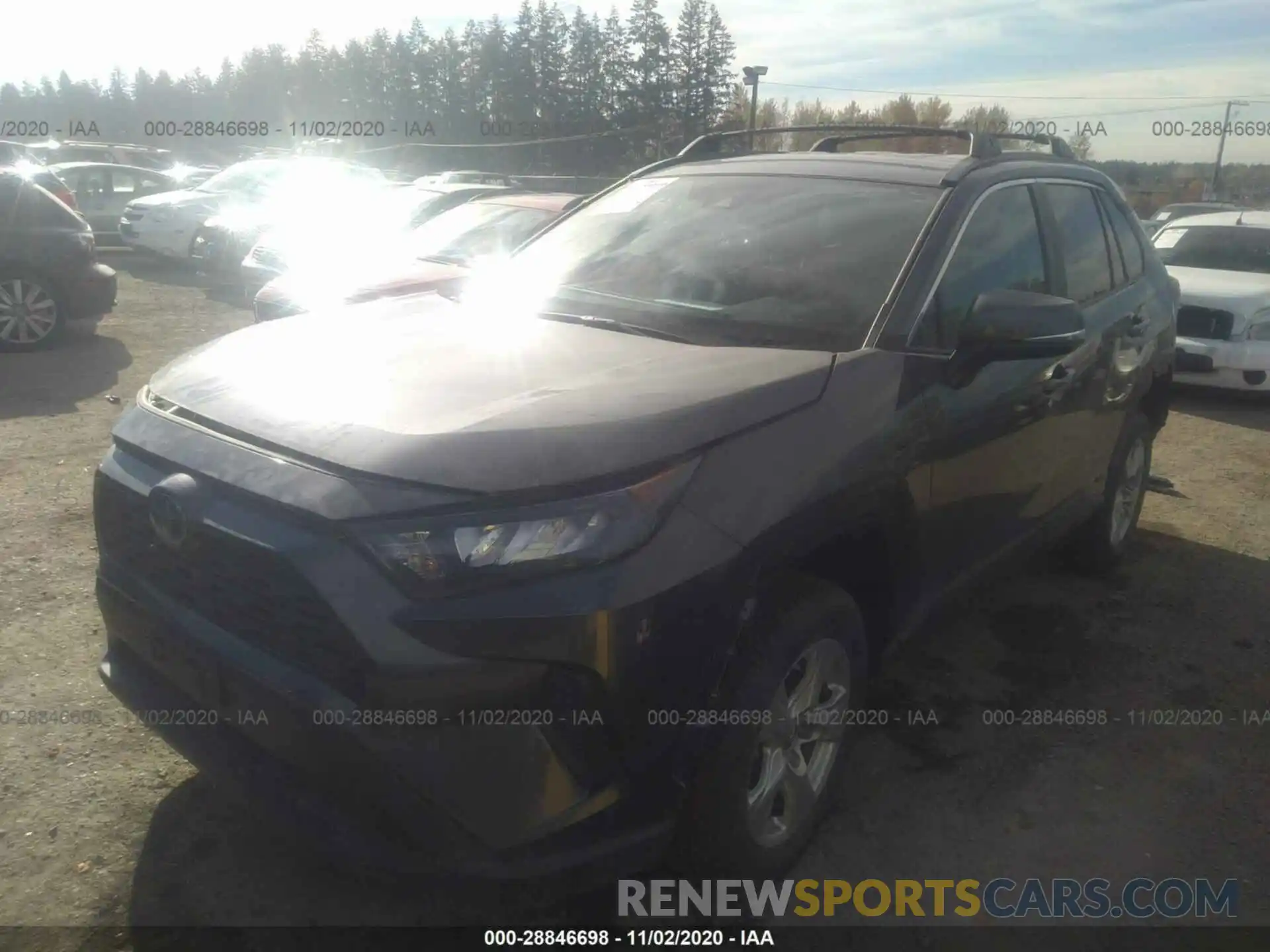 2 Photograph of a damaged car 2T3MWRFV9LW048457 TOYOTA RAV4 2020