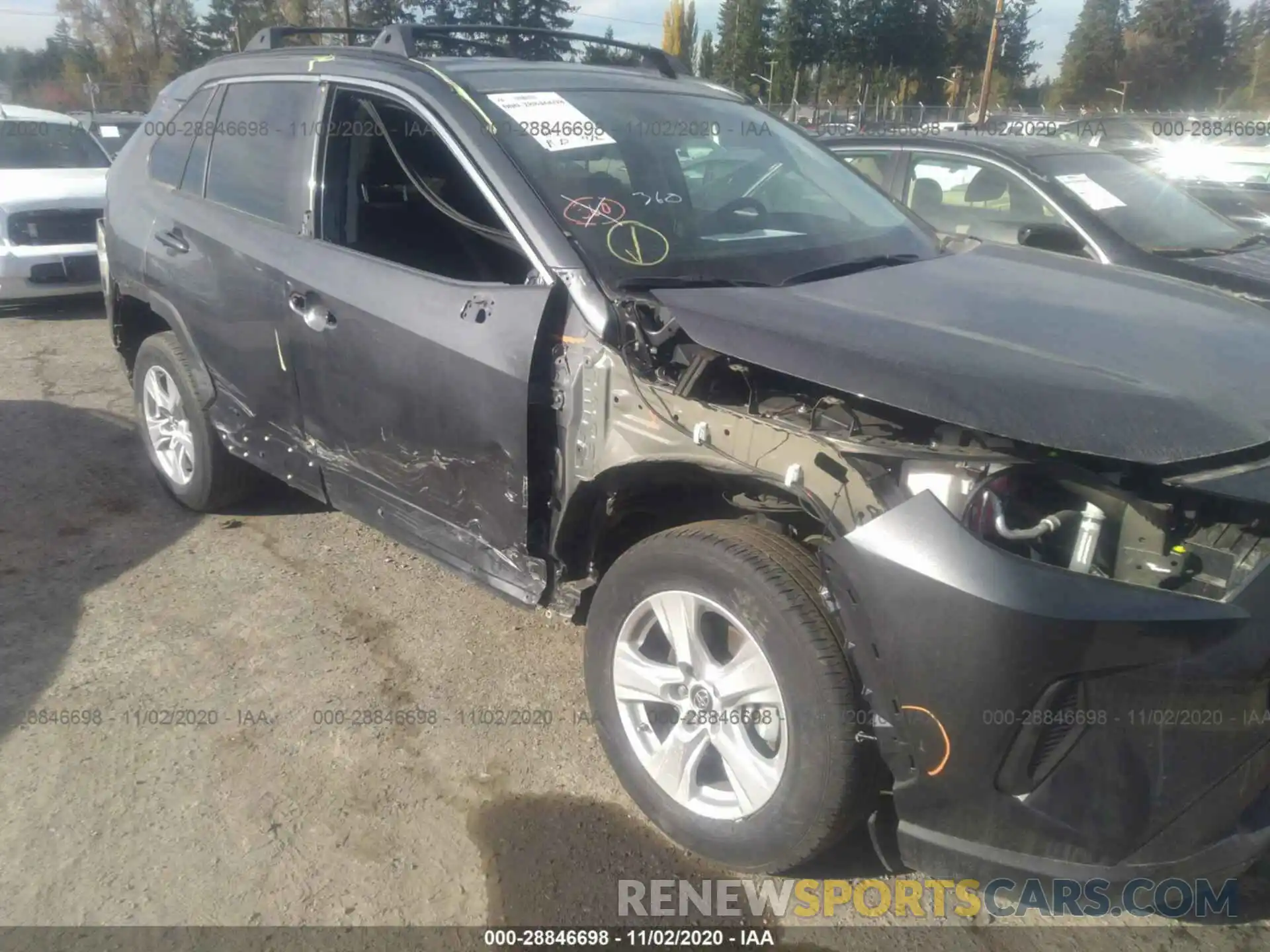 6 Photograph of a damaged car 2T3MWRFV9LW048457 TOYOTA RAV4 2020