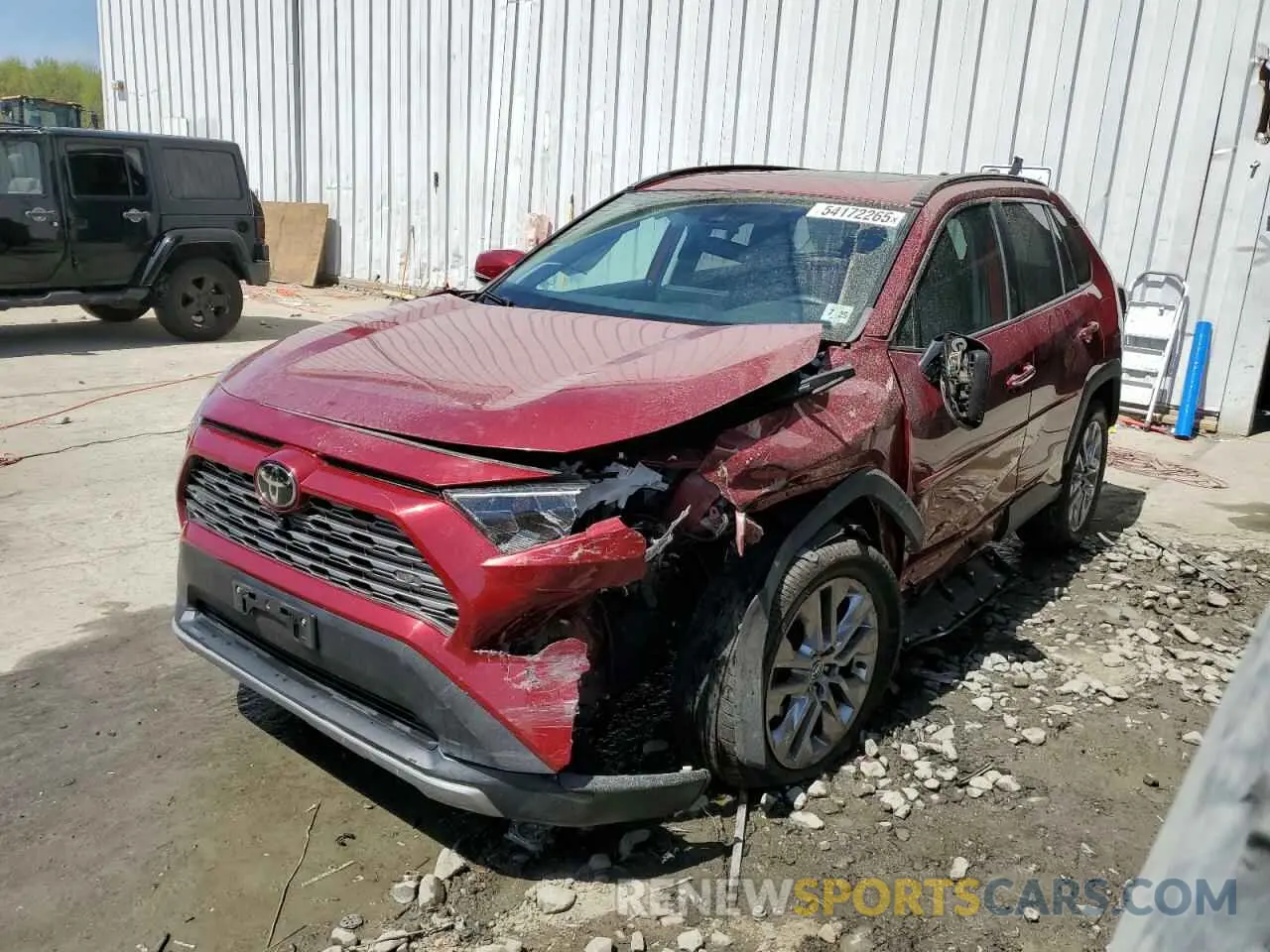 1 Photograph of a damaged car 2T3N1RFV0LW088669 TOYOTA RAV4 2020