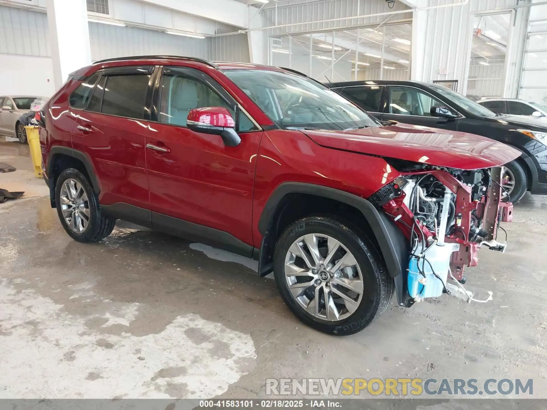 1 Photograph of a damaged car 2T3N1RFV0LW096478 TOYOTA RAV4 2020