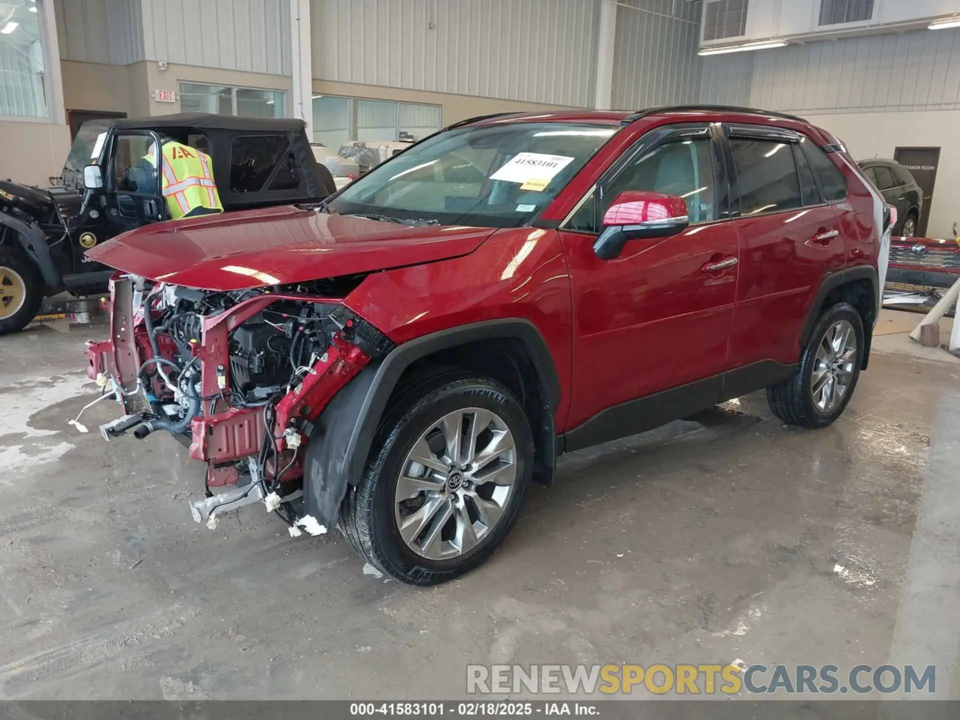 2 Photograph of a damaged car 2T3N1RFV0LW096478 TOYOTA RAV4 2020